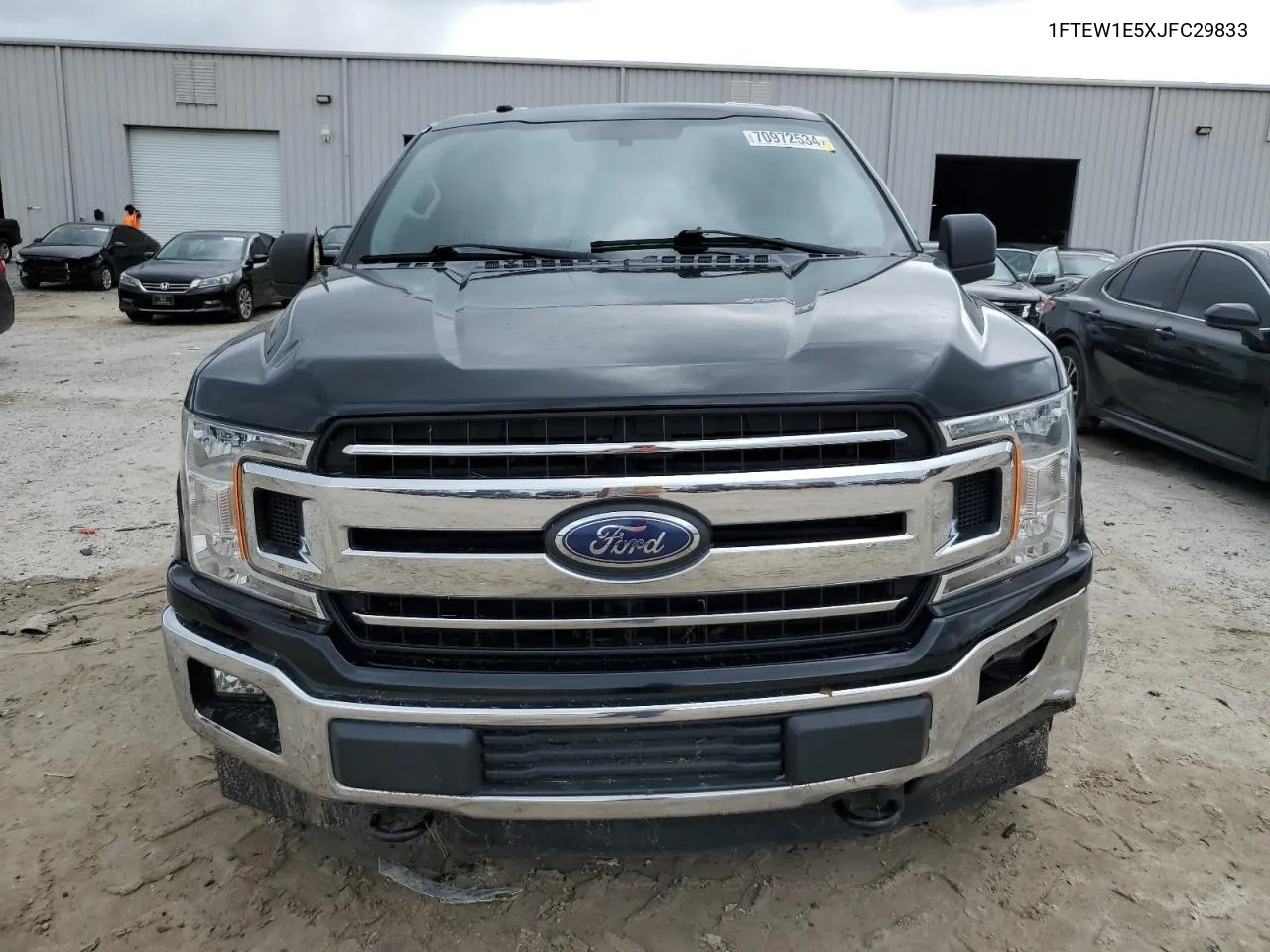 2018 Ford F150 Supercrew VIN: 1FTEW1E5XJFC29833 Lot: 70972534