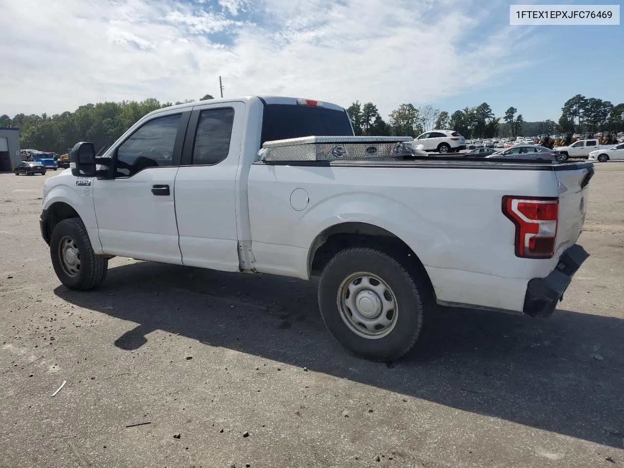 1FTEX1EPXJFC76469 2018 Ford F150 Super Cab