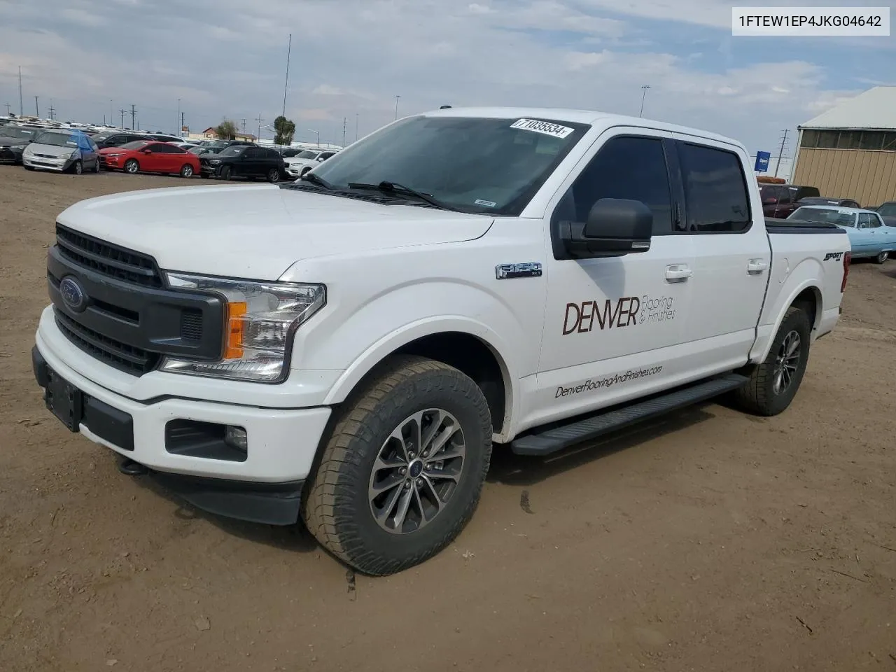 2018 Ford F150 Supercrew VIN: 1FTEW1EP4JKG04642 Lot: 71035534