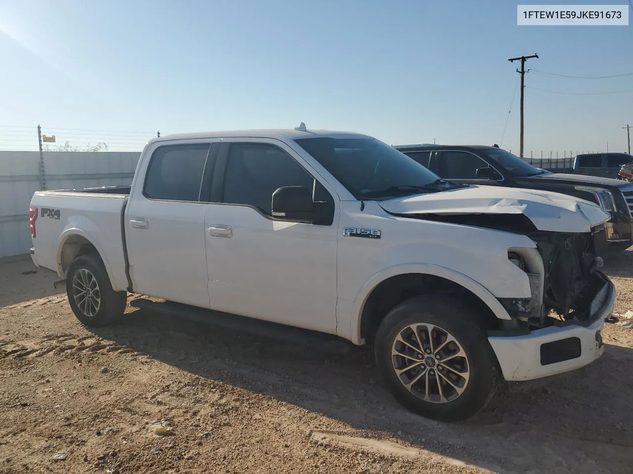 2018 Ford F150 Supercrew VIN: 1FTEW1E59JKE91673 Lot: 71039424