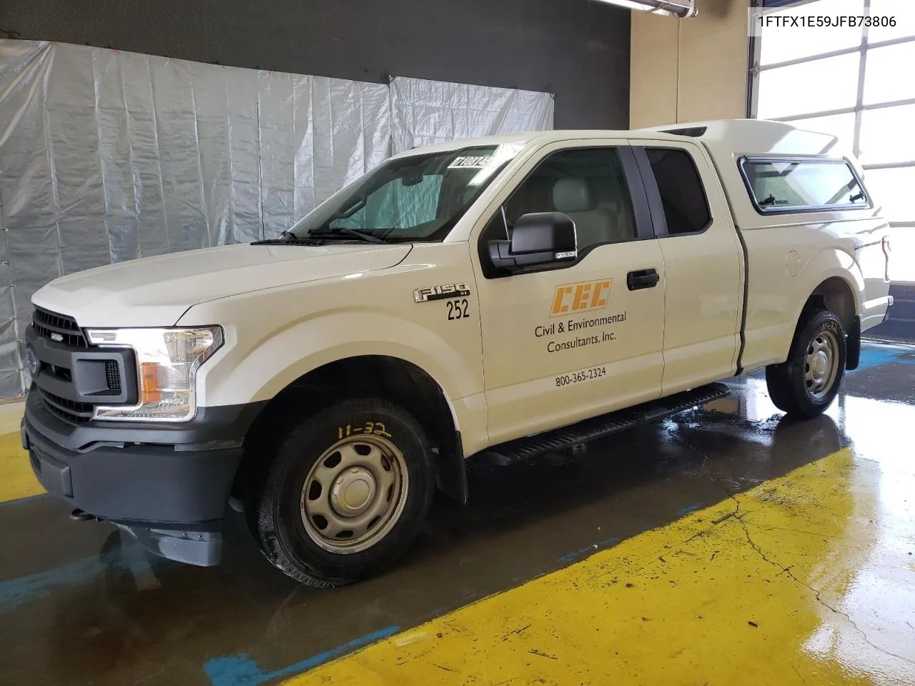 1FTFX1E59JFB73806 2018 Ford F150 Super Cab