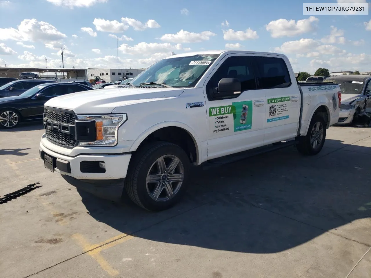 1FTEW1CP7JKC79231 2018 Ford F150 Supercrew