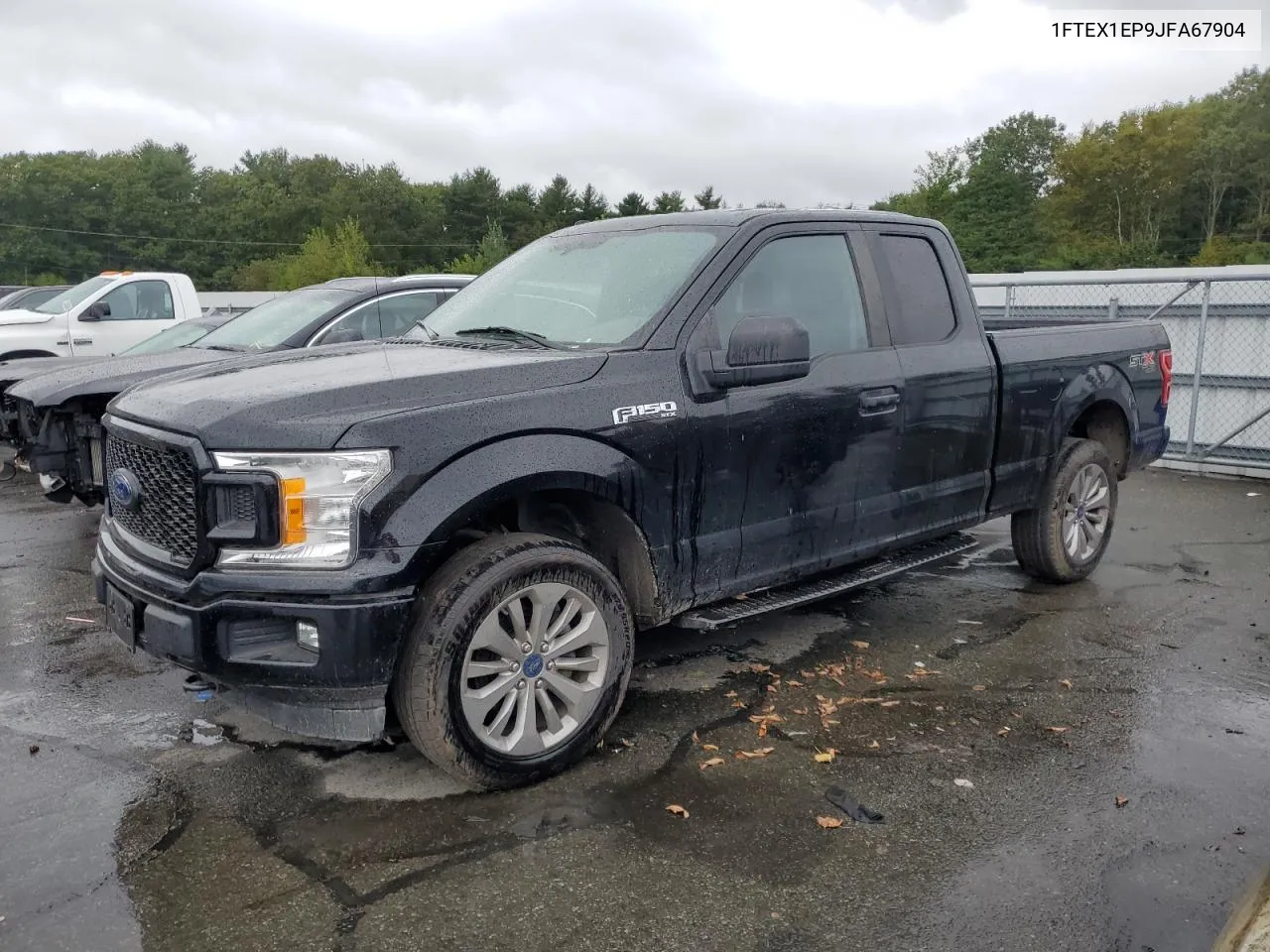 2018 Ford F150 Super Cab VIN: 1FTEX1EP9JFA67904 Lot: 71174234