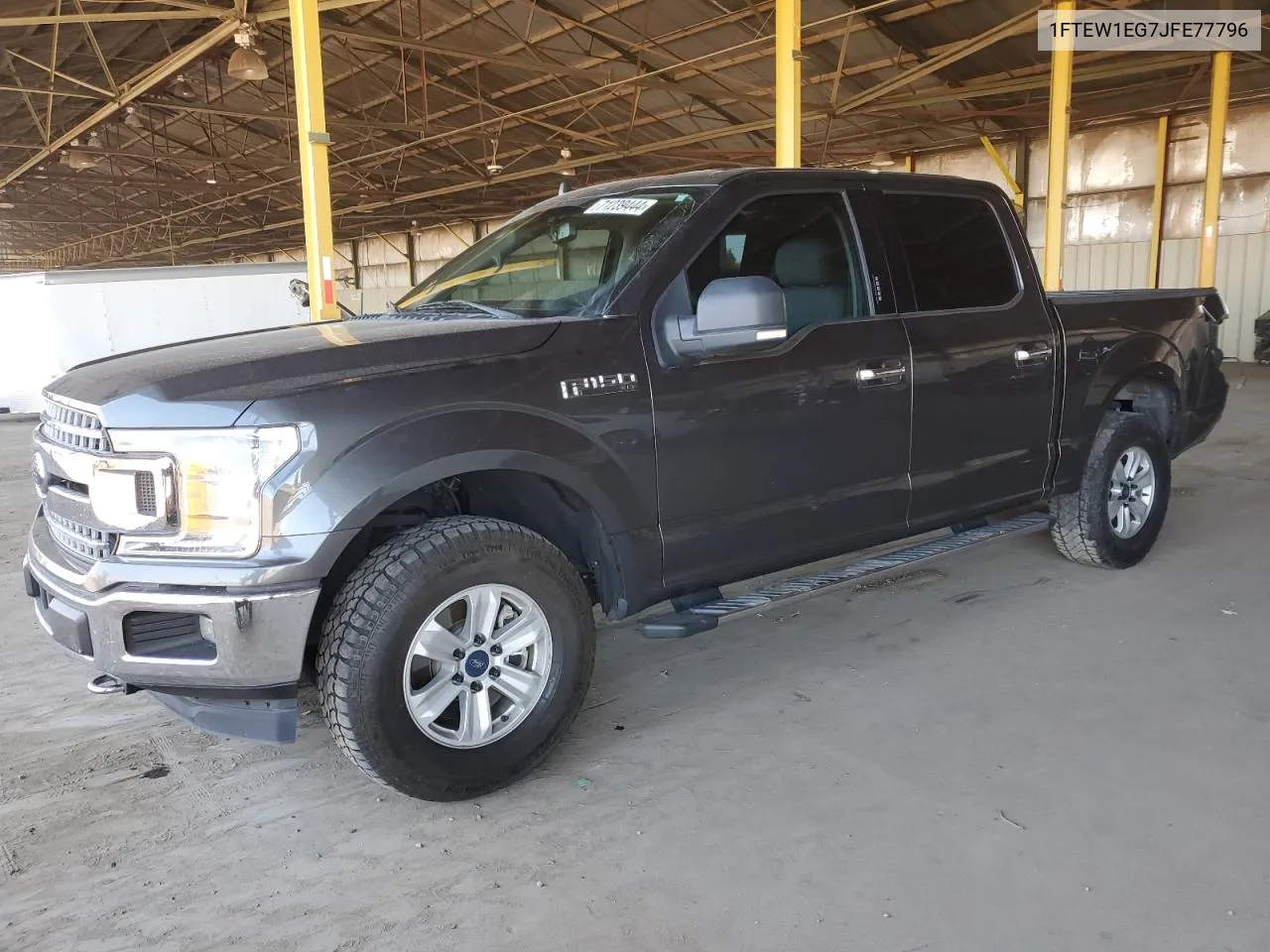 2018 Ford F150 Supercrew VIN: 1FTEW1EG7JFE77796 Lot: 71239444