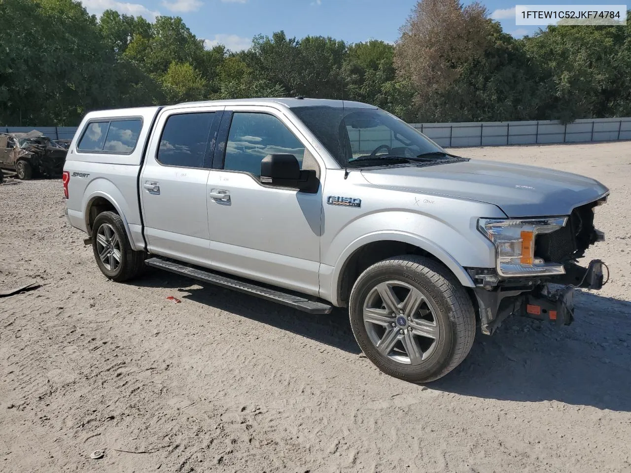 1FTEW1C52JKF74784 2018 Ford F150 Supercrew