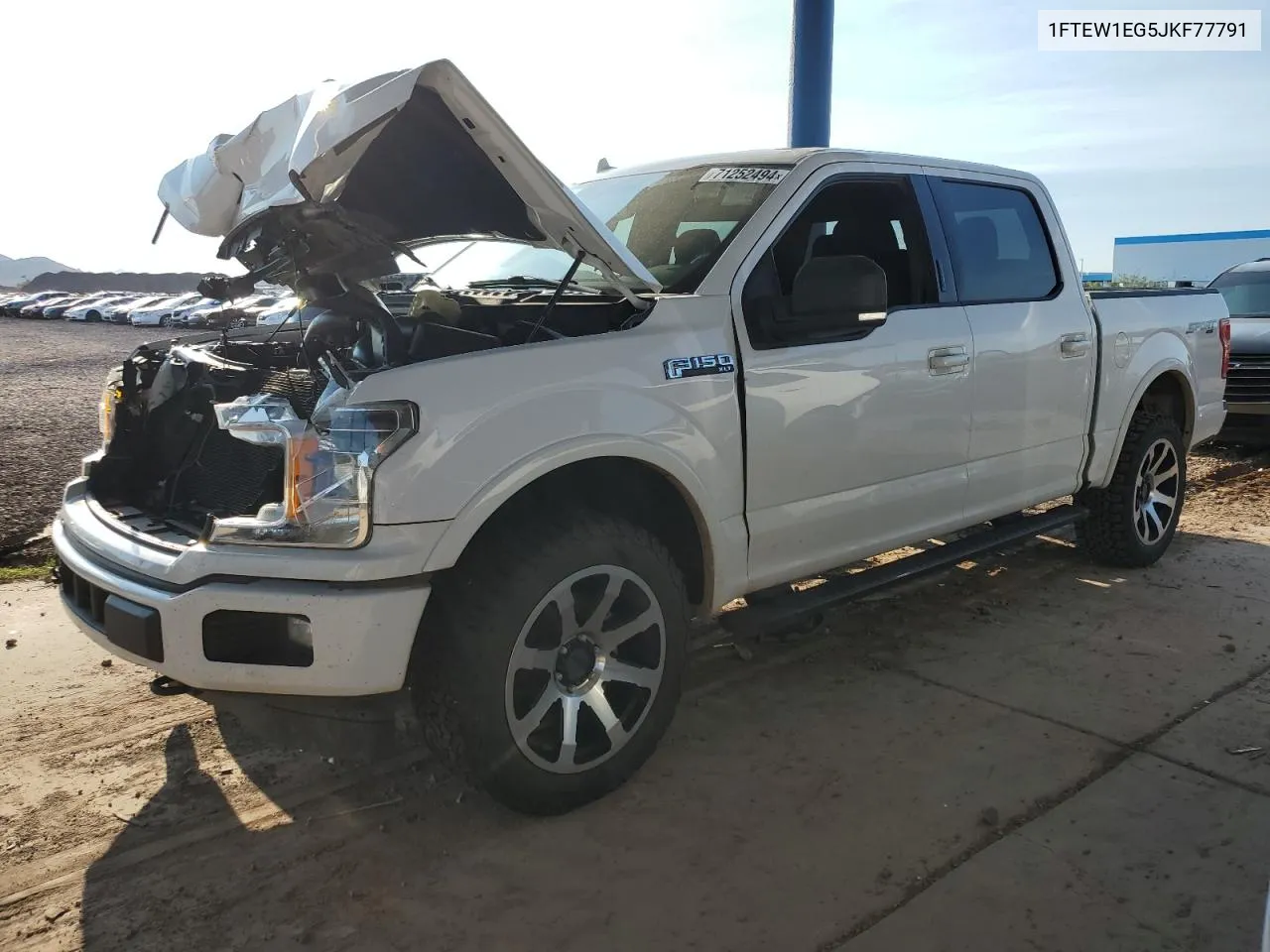 2018 Ford F150 Supercrew VIN: 1FTEW1EG5JKF77791 Lot: 71252494