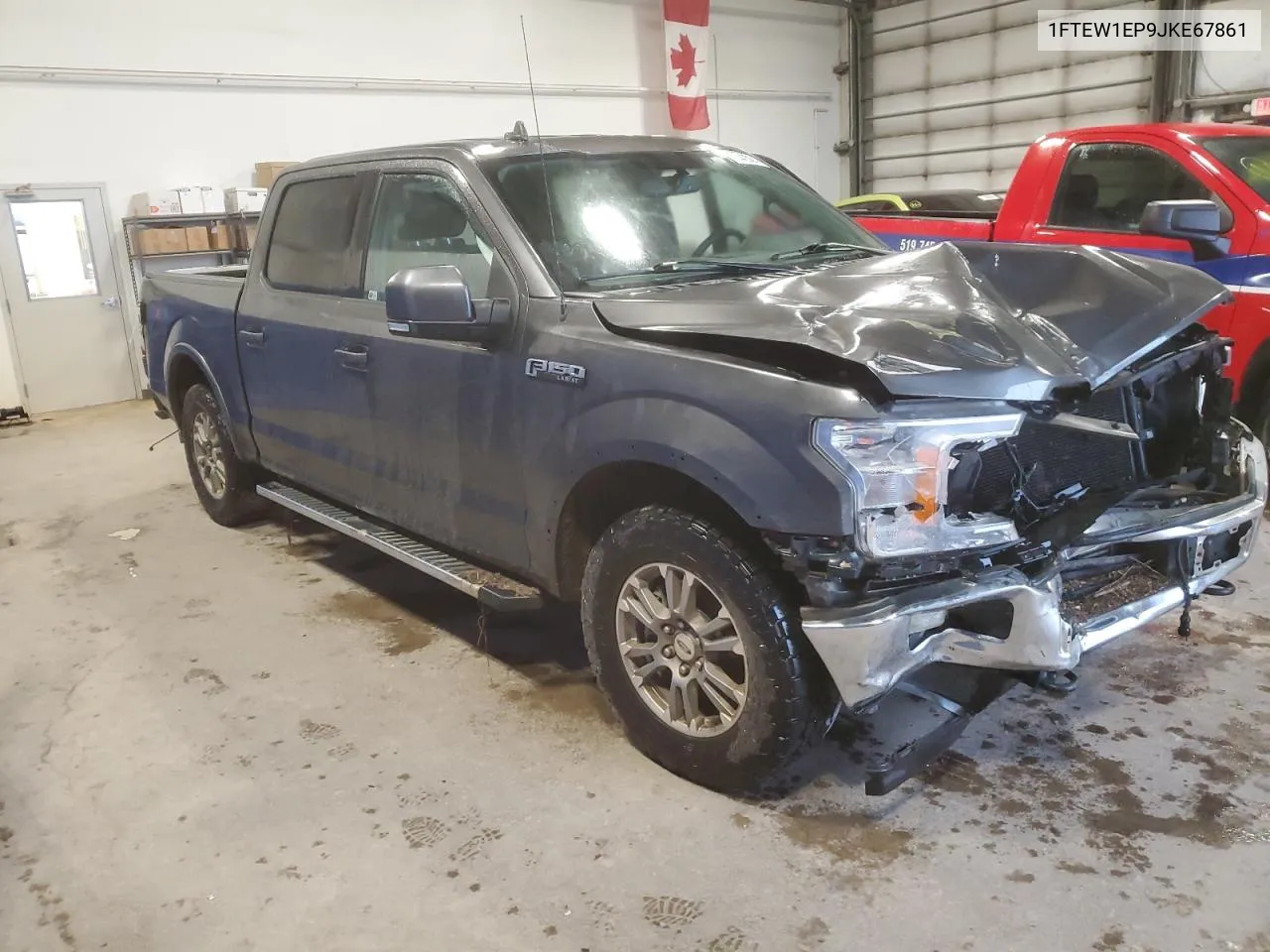 2018 Ford F150 Supercrew VIN: 1FTEW1EP9JKE67861 Lot: 71442084