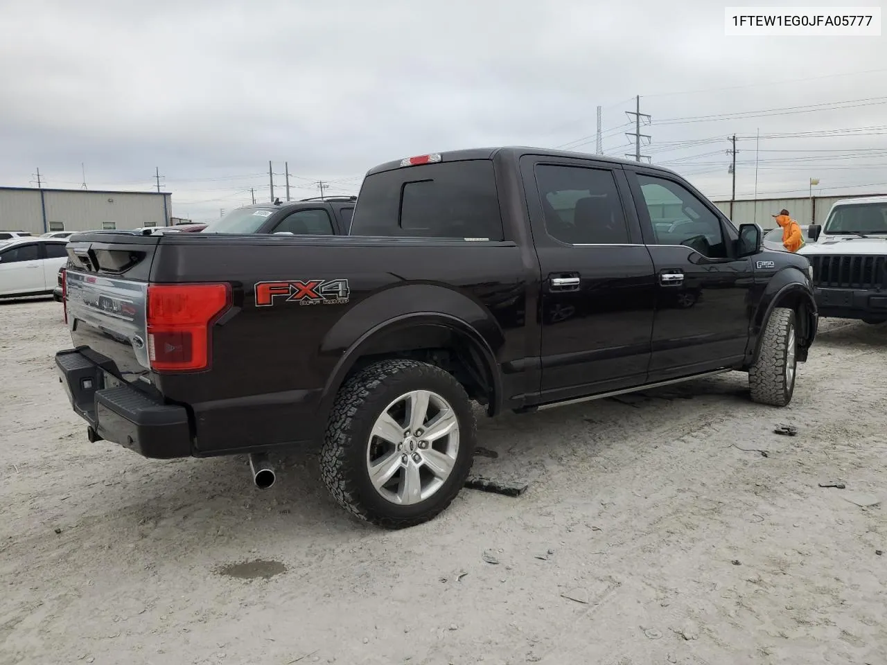 2018 Ford F150 Supercrew VIN: 1FTEW1EG0JFA05777 Lot: 71467244