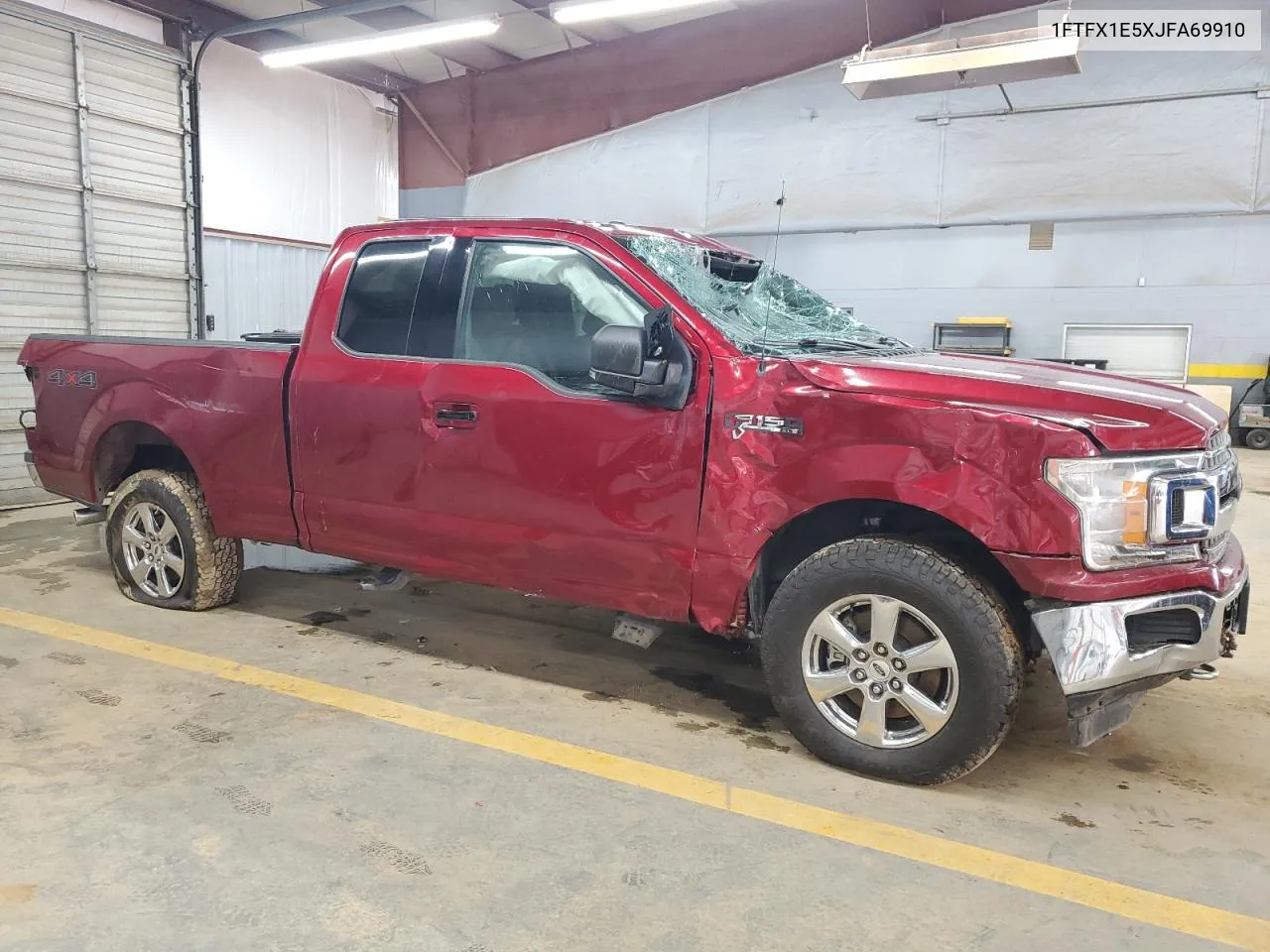 2018 Ford F150 Super Cab VIN: 1FTFX1E5XJFA69910 Lot: 71468234