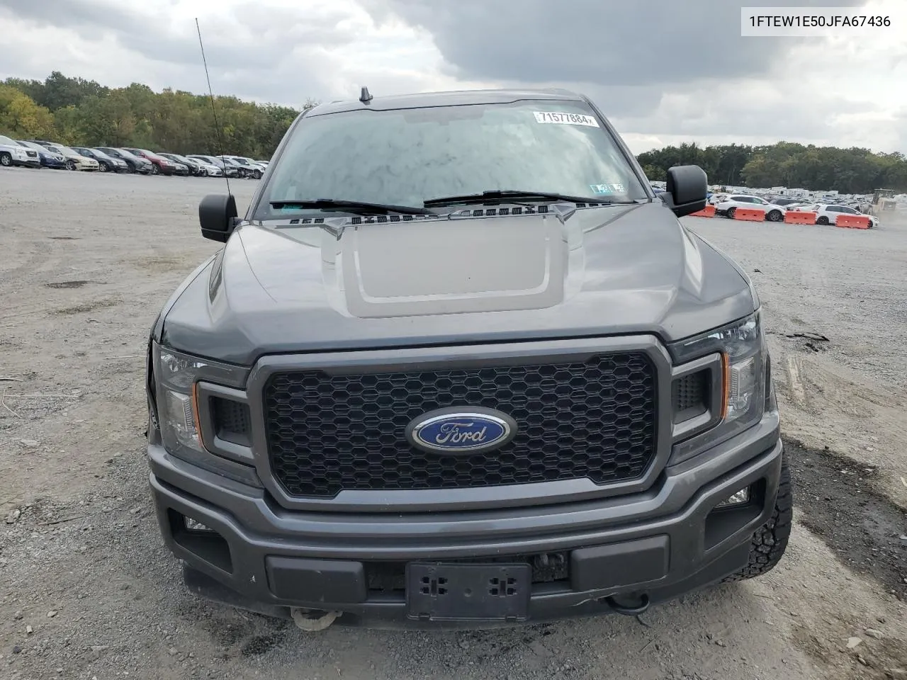 2018 Ford F150 Supercrew VIN: 1FTEW1E50JFA67436 Lot: 71577884