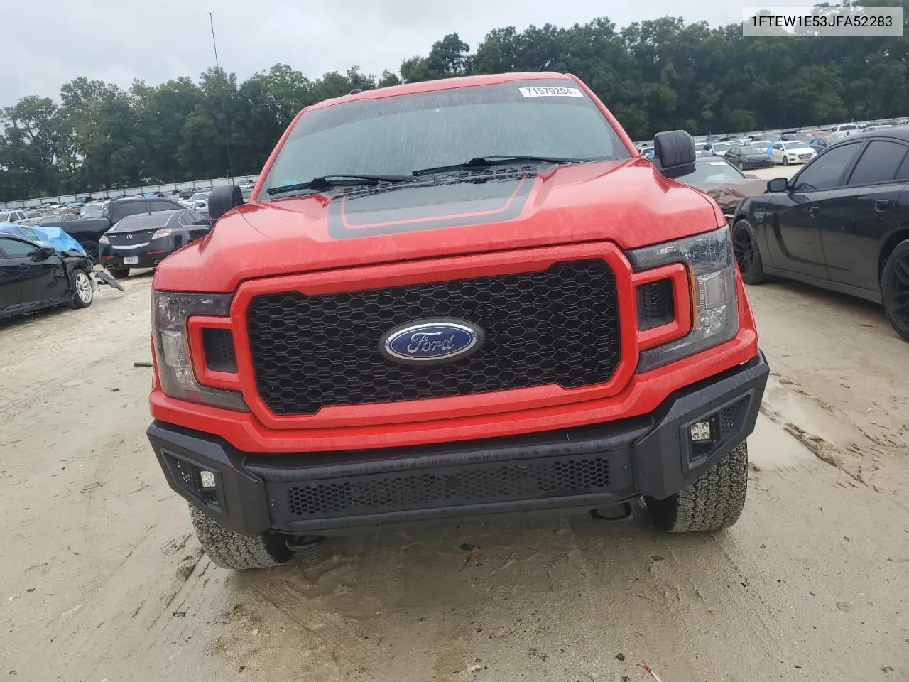 2018 Ford F150 Supercrew VIN: 1FTEW1E53JFA52283 Lot: 71579204