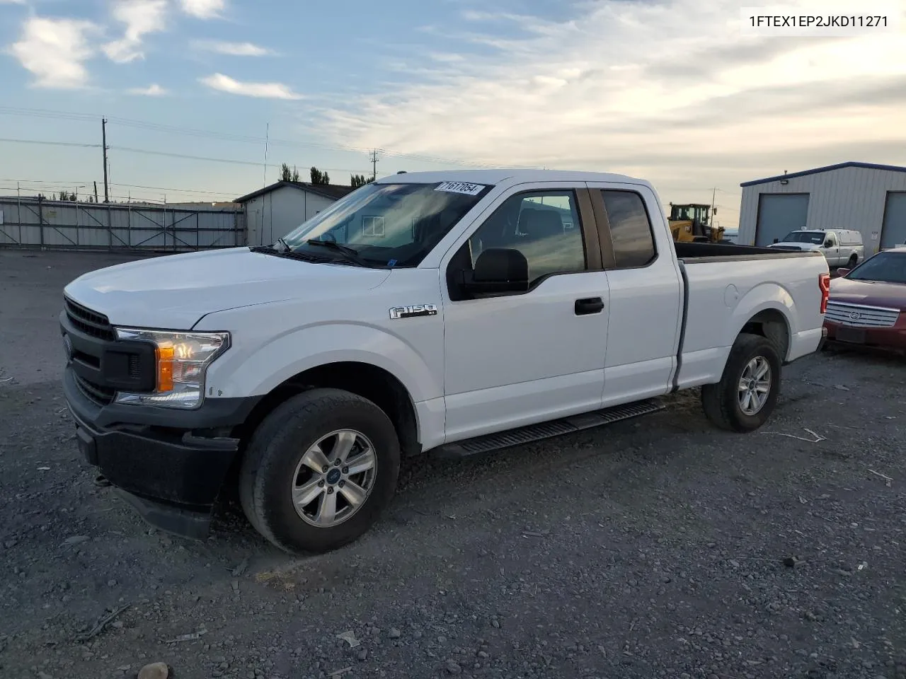 2018 Ford F150 Super Cab VIN: 1FTEX1EP2JKD11271 Lot: 71617054