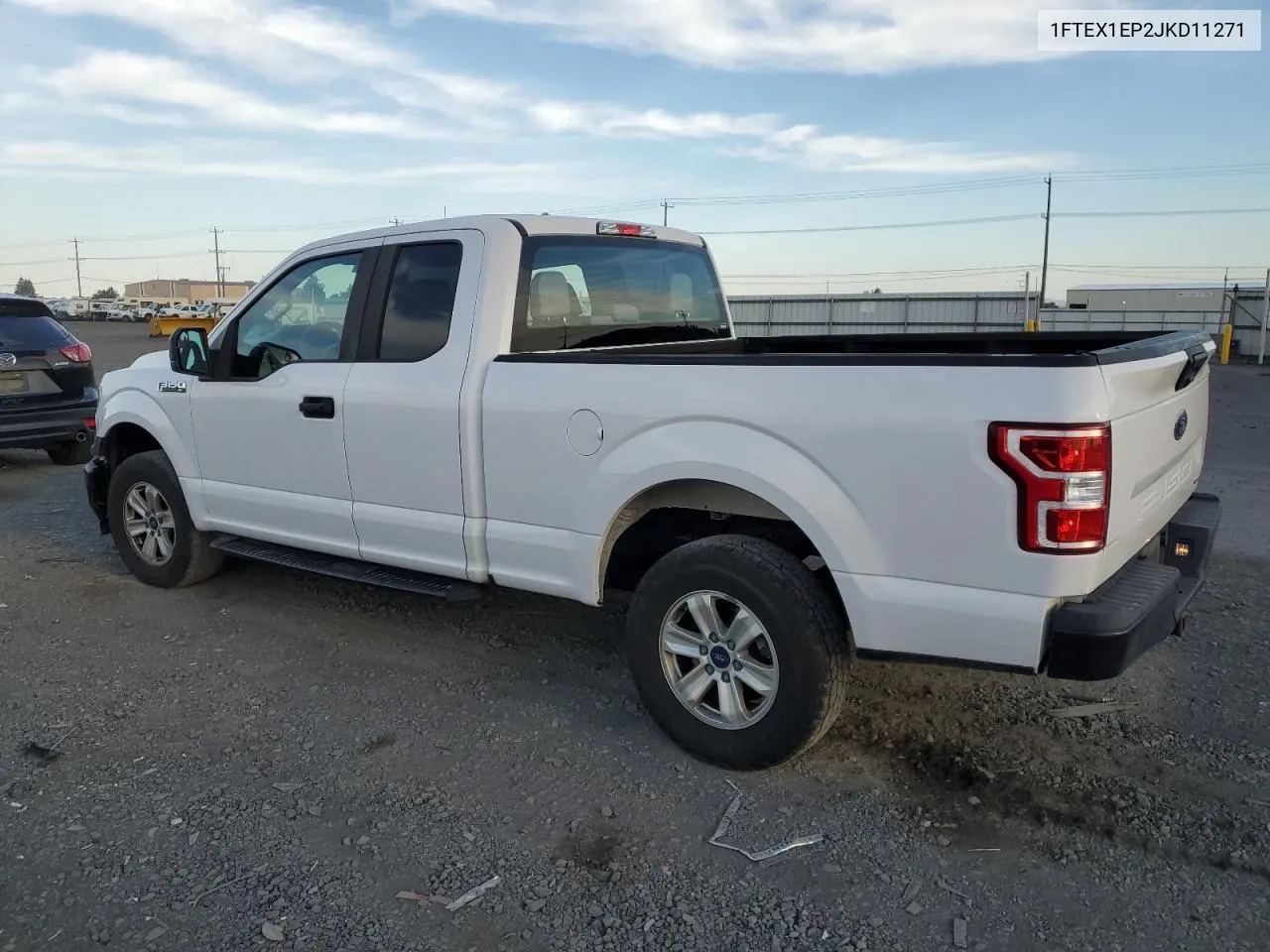 2018 Ford F150 Super Cab VIN: 1FTEX1EP2JKD11271 Lot: 71617054