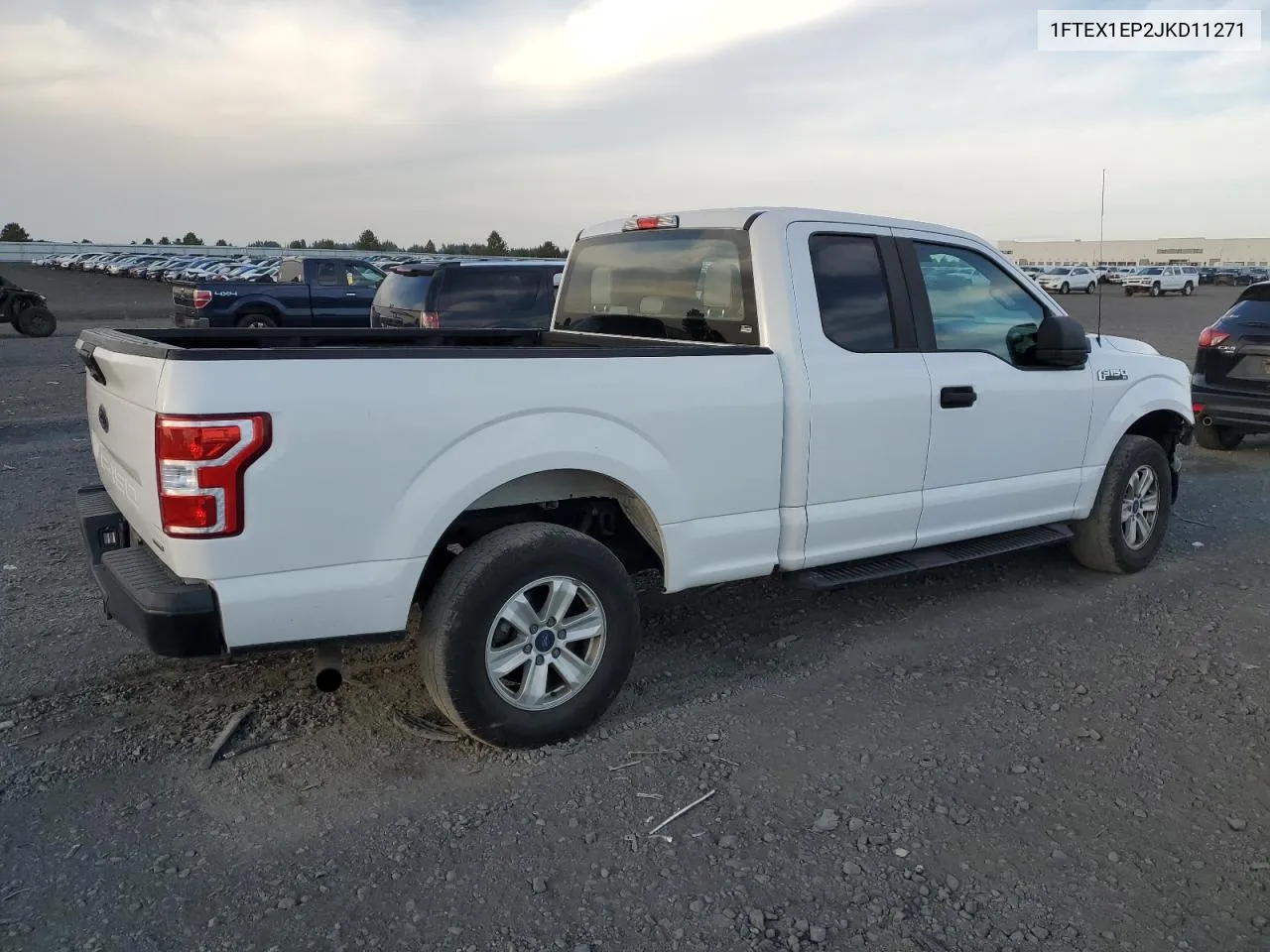 2018 Ford F150 Super Cab VIN: 1FTEX1EP2JKD11271 Lot: 71617054