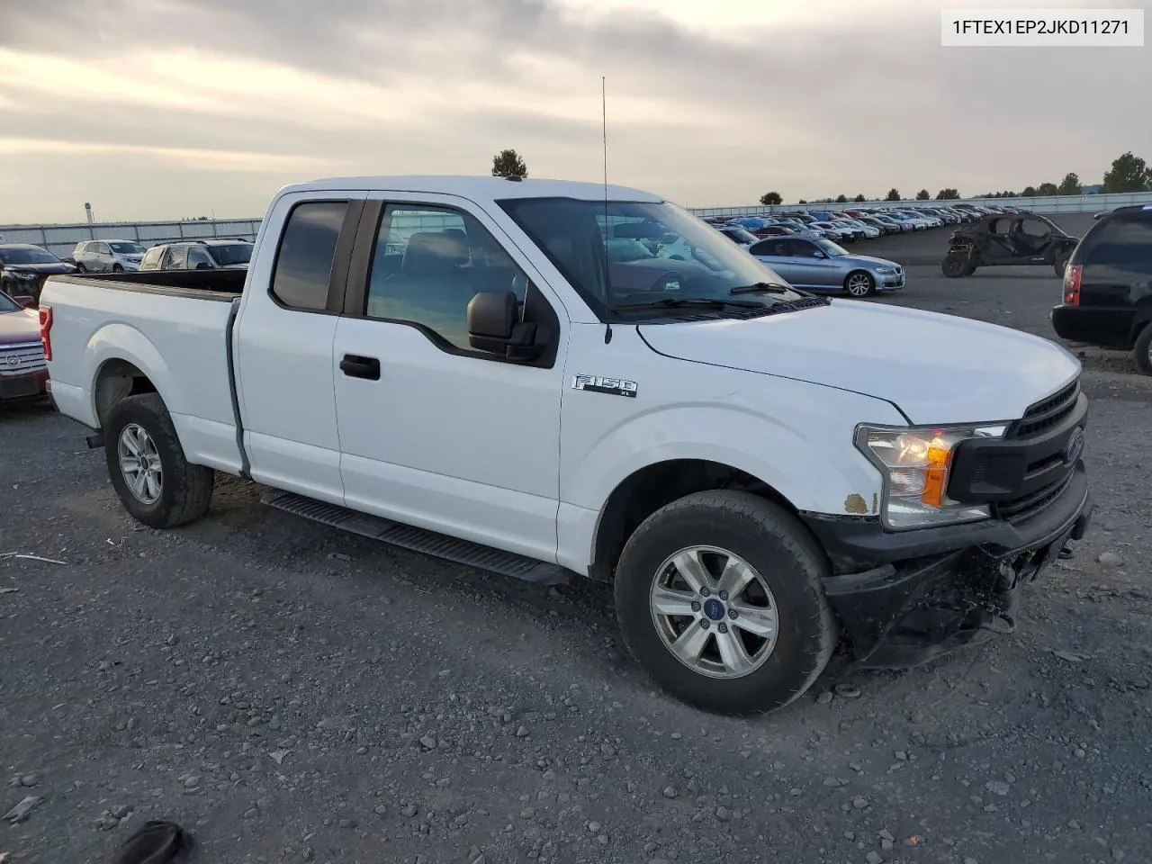 2018 Ford F150 Super Cab VIN: 1FTEX1EP2JKD11271 Lot: 71617054