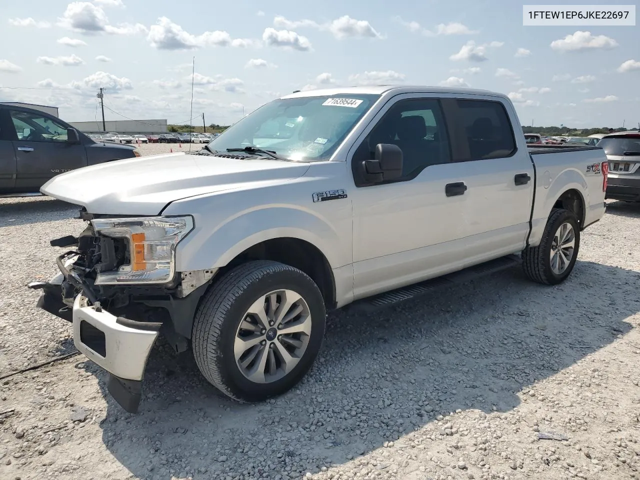 2018 Ford F150 Supercrew VIN: 1FTEW1EP6JKE22697 Lot: 71639544