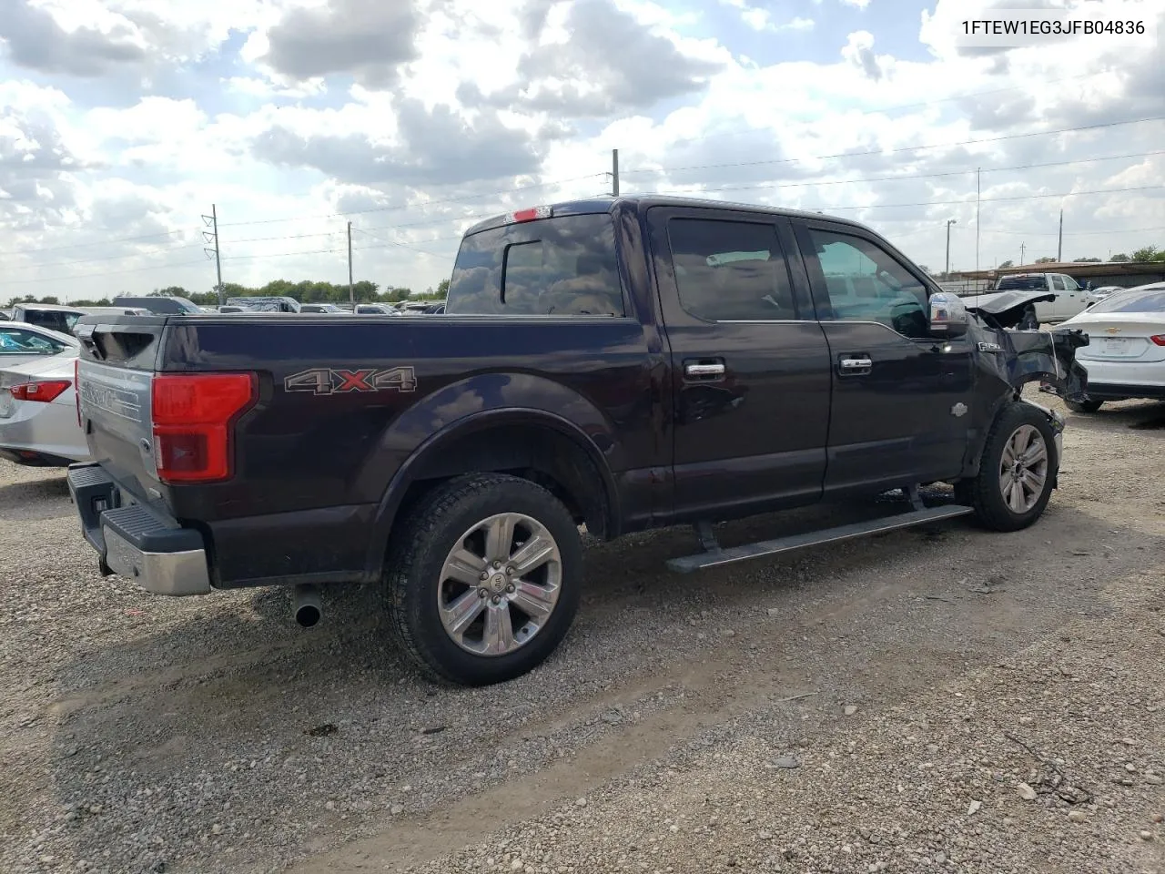 2018 Ford F150 Supercrew VIN: 1FTEW1EG3JFB04836 Lot: 71665124