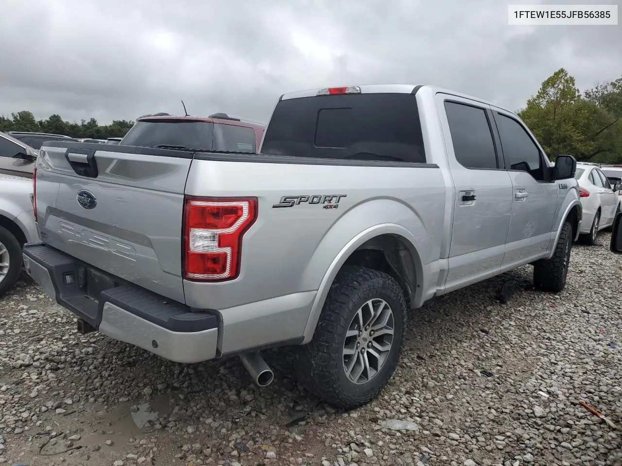 2018 Ford F150 Supercrew VIN: 1FTEW1E55JFB56385 Lot: 71667384