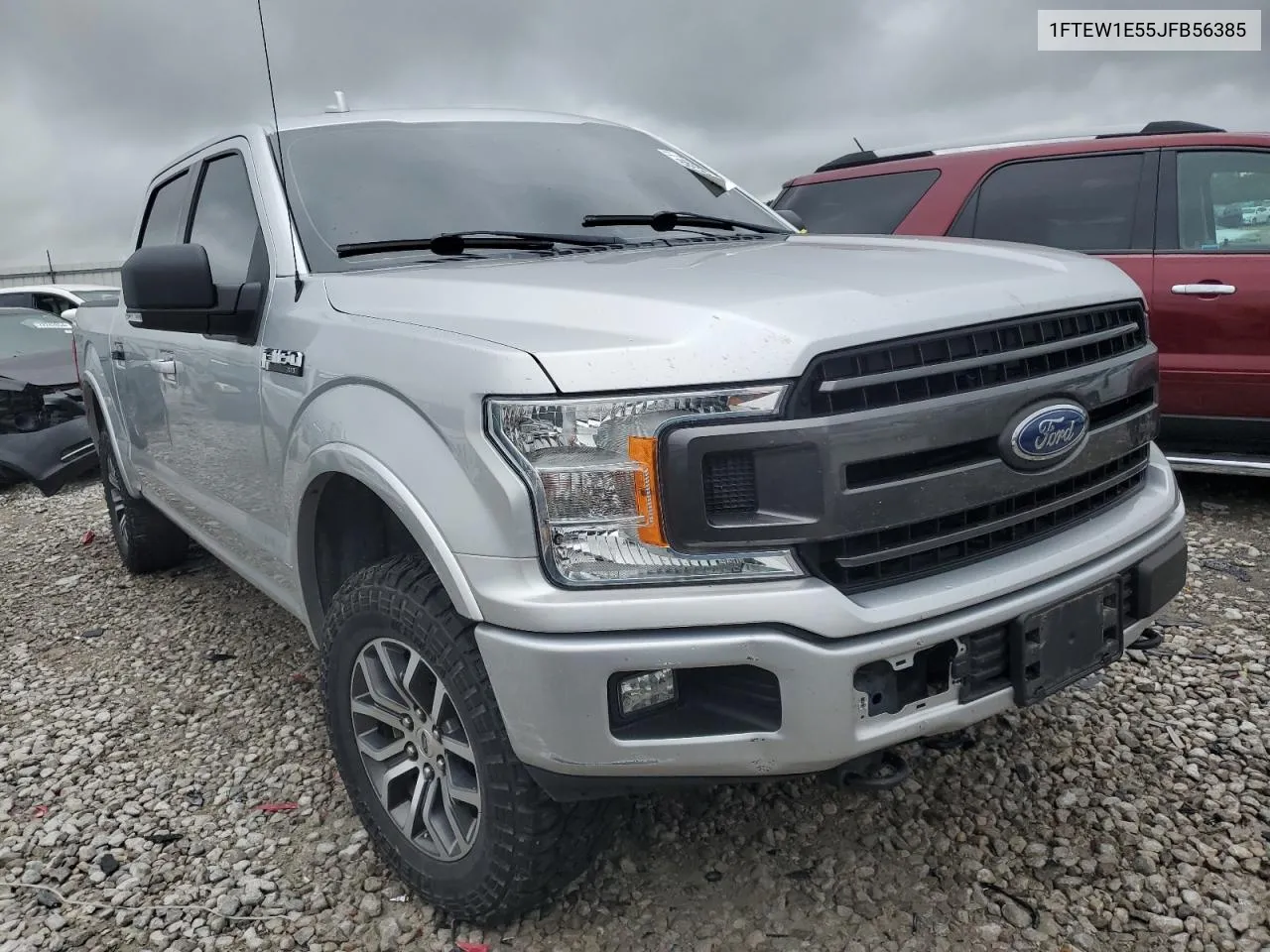 2018 Ford F150 Supercrew VIN: 1FTEW1E55JFB56385 Lot: 71667384