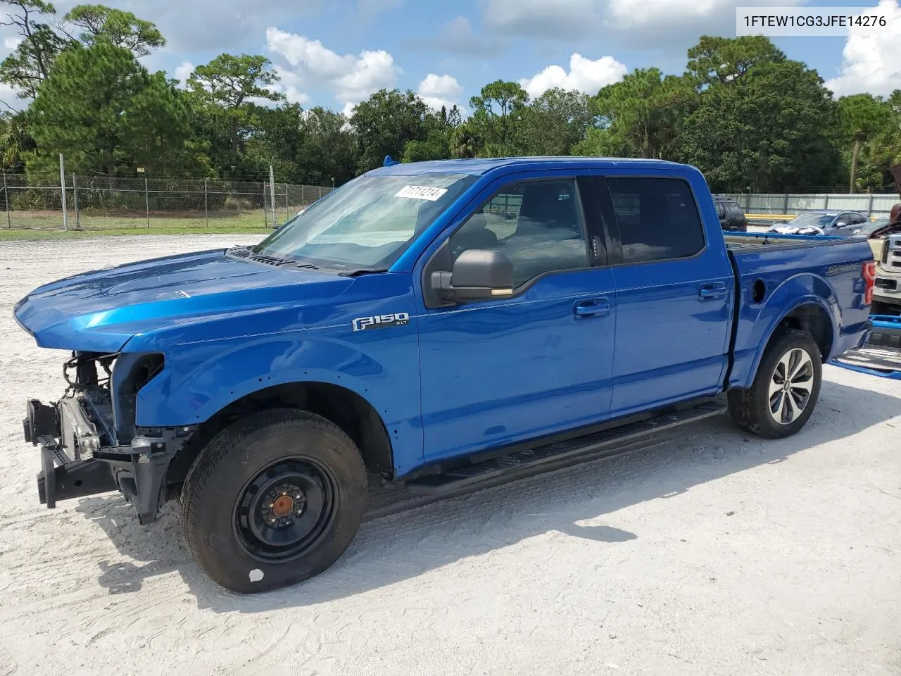 2018 Ford F150 Supercrew VIN: 1FTEW1CG3JFE14276 Lot: 71711214