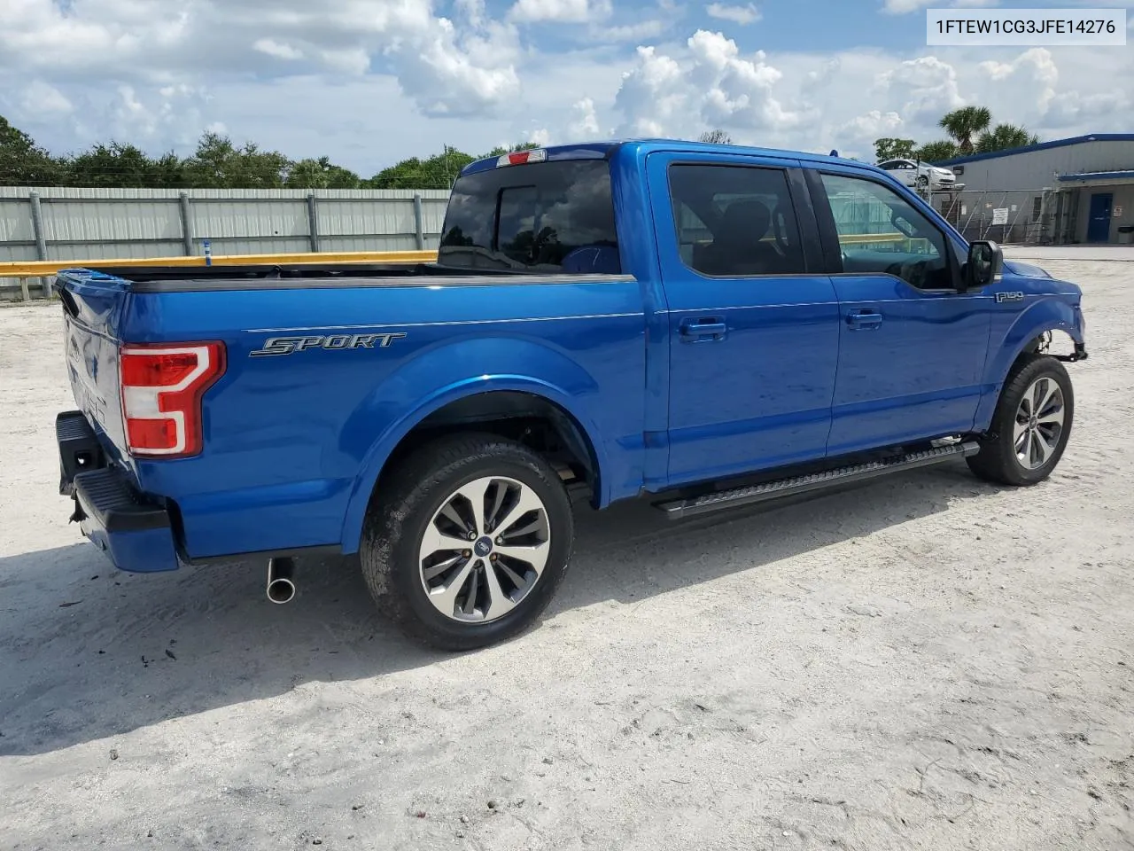 2018 Ford F150 Supercrew VIN: 1FTEW1CG3JFE14276 Lot: 71711214