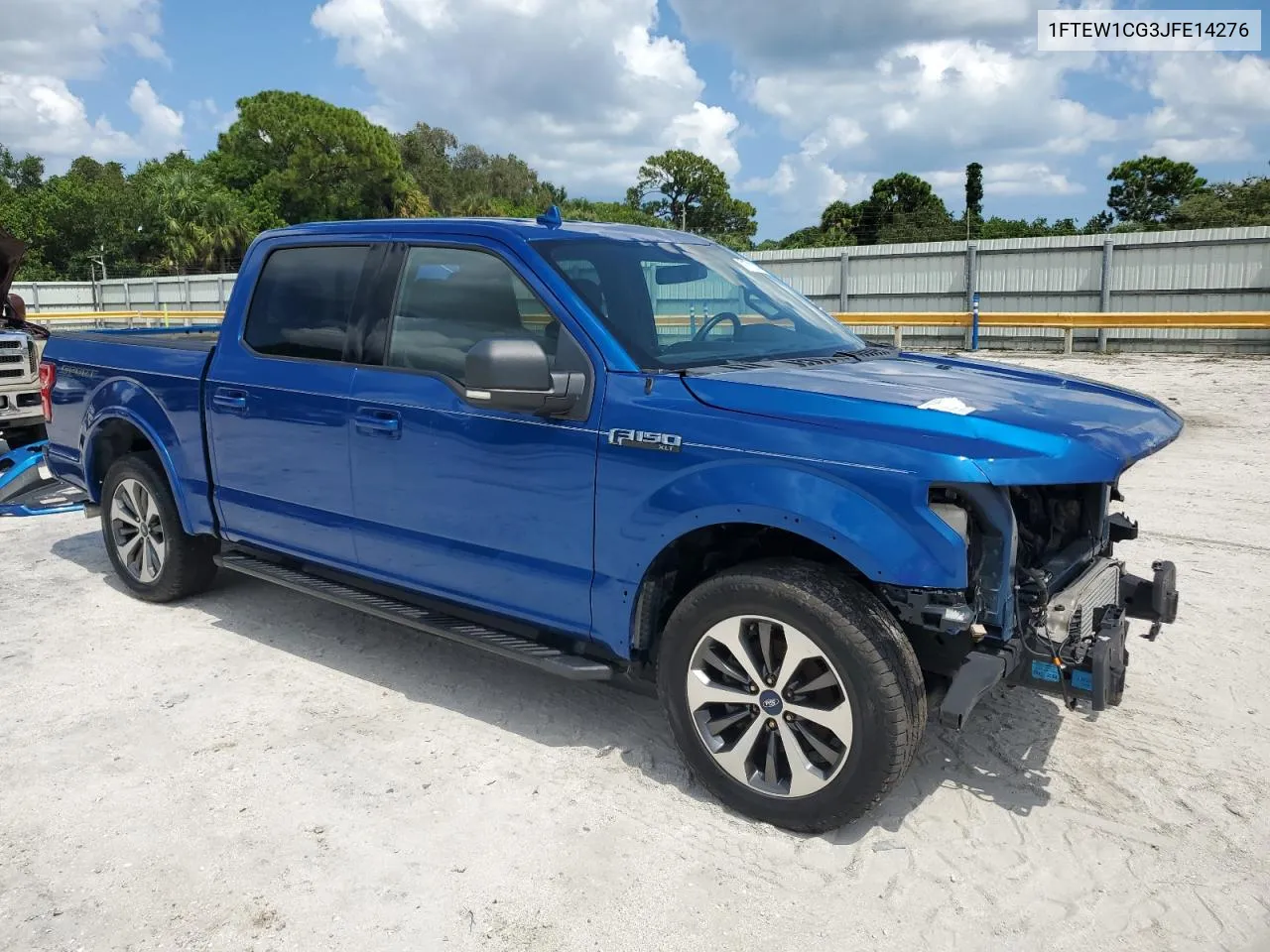 2018 Ford F150 Supercrew VIN: 1FTEW1CG3JFE14276 Lot: 71711214