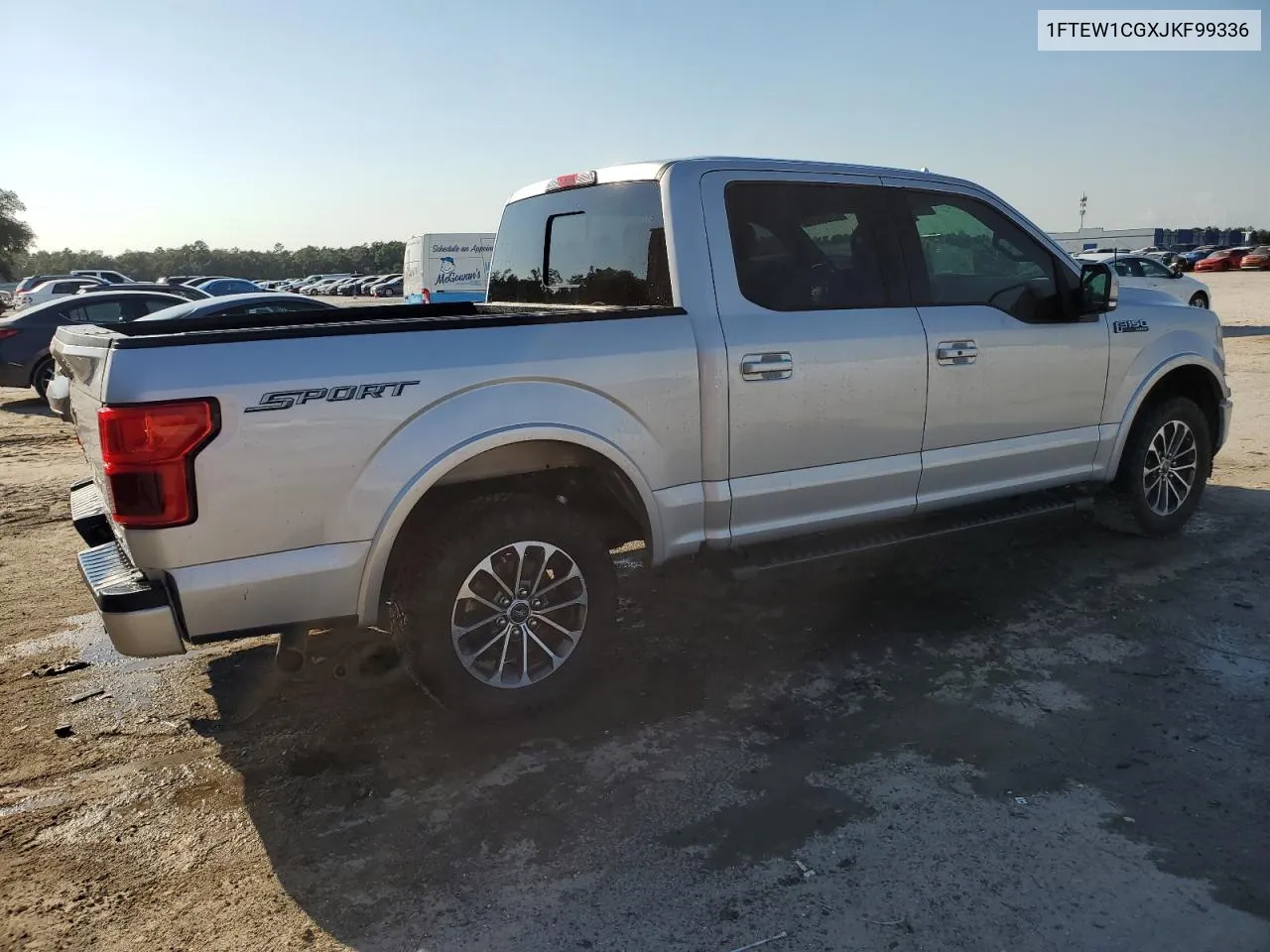 2018 Ford F150 Supercrew VIN: 1FTEW1CGXJKF99336 Lot: 71743194