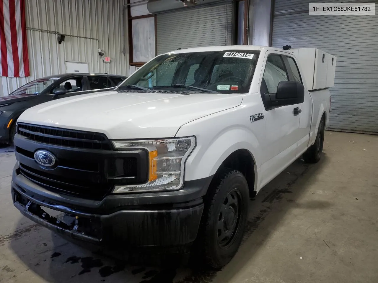 2018 Ford F150 Super Cab VIN: 1FTEX1C58JKE81782 Lot: 71748514