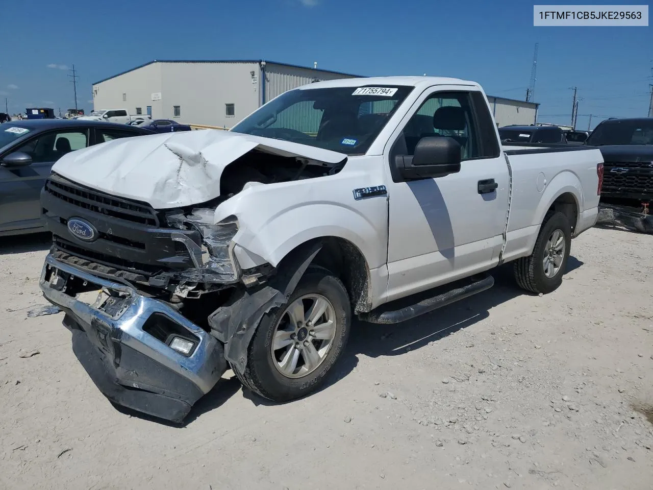 2018 Ford F150 VIN: 1FTMF1CB5JKE29563 Lot: 71755794