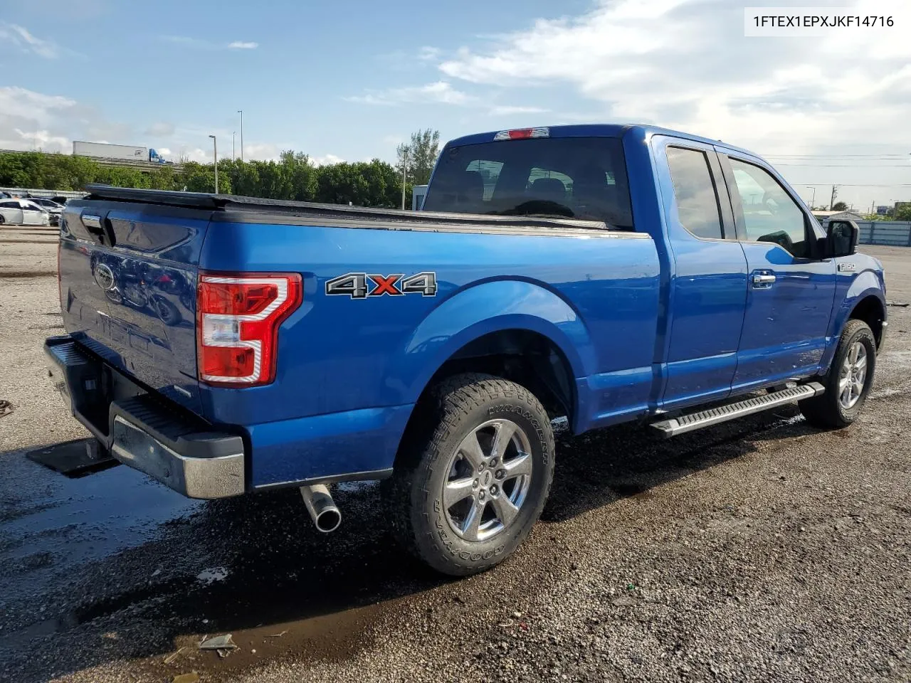 2018 Ford F150 Super Cab VIN: 1FTEX1EPXJKF14716 Lot: 71805604