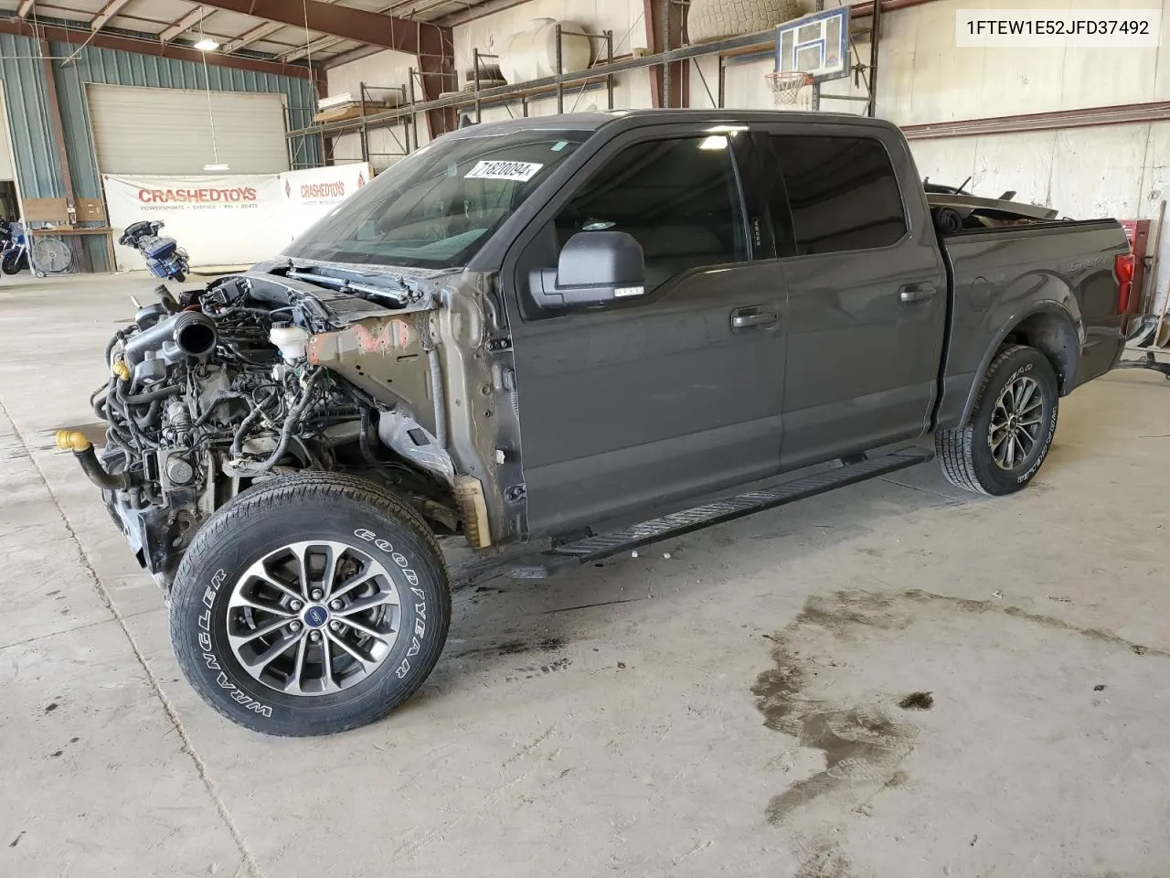 1FTEW1E52JFD37492 2018 Ford F150 Supercrew