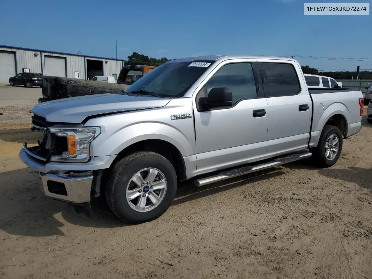 2018 Ford F150 Supercrew VIN: 1FTEW1C5XJKD72274 Lot: 72006534