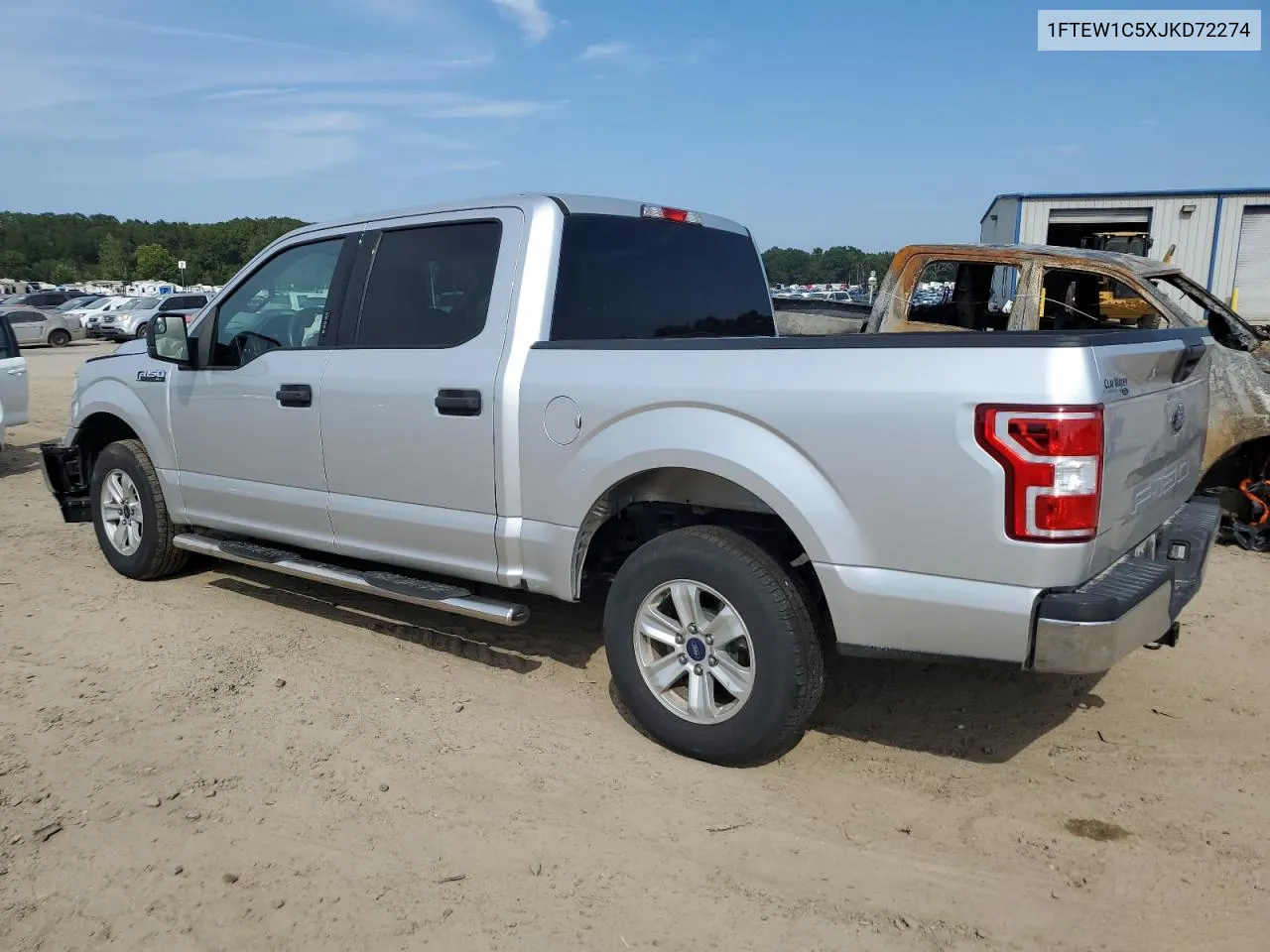 2018 Ford F150 Supercrew VIN: 1FTEW1C5XJKD72274 Lot: 72006534