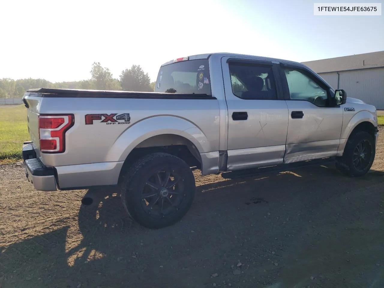 2018 Ford F150 Supercrew VIN: 1FTEW1E54JFE63675 Lot: 72013264