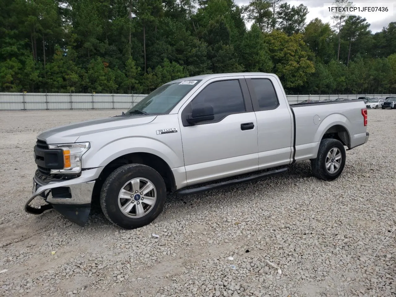 2018 Ford F150 Super Cab VIN: 1FTEX1CP1JFE07436 Lot: 72117904