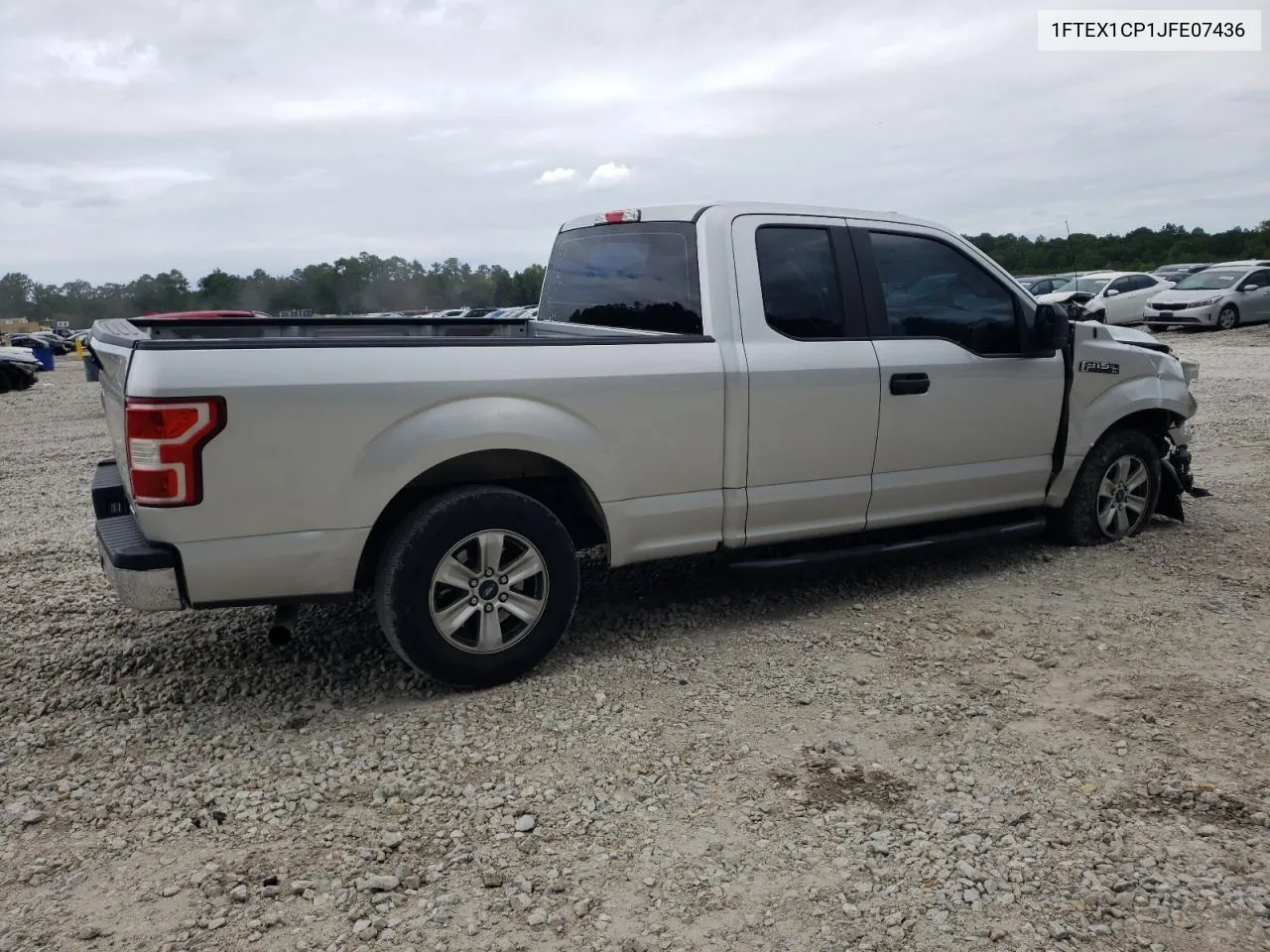 2018 Ford F150 Super Cab VIN: 1FTEX1CP1JFE07436 Lot: 72117904