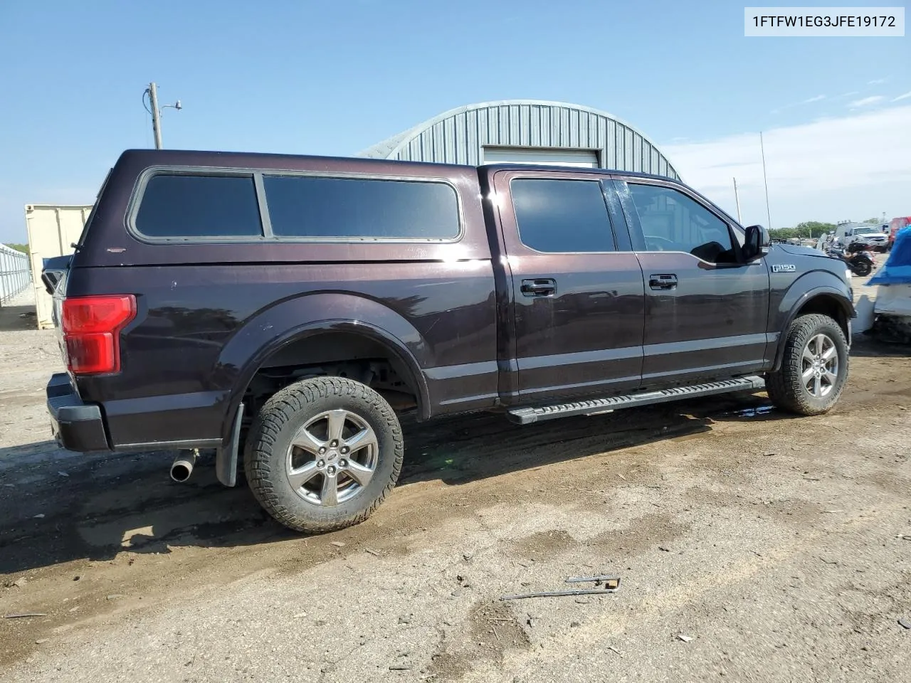 2018 Ford F150 Supercrew VIN: 1FTFW1EG3JFE19172 Lot: 72133384