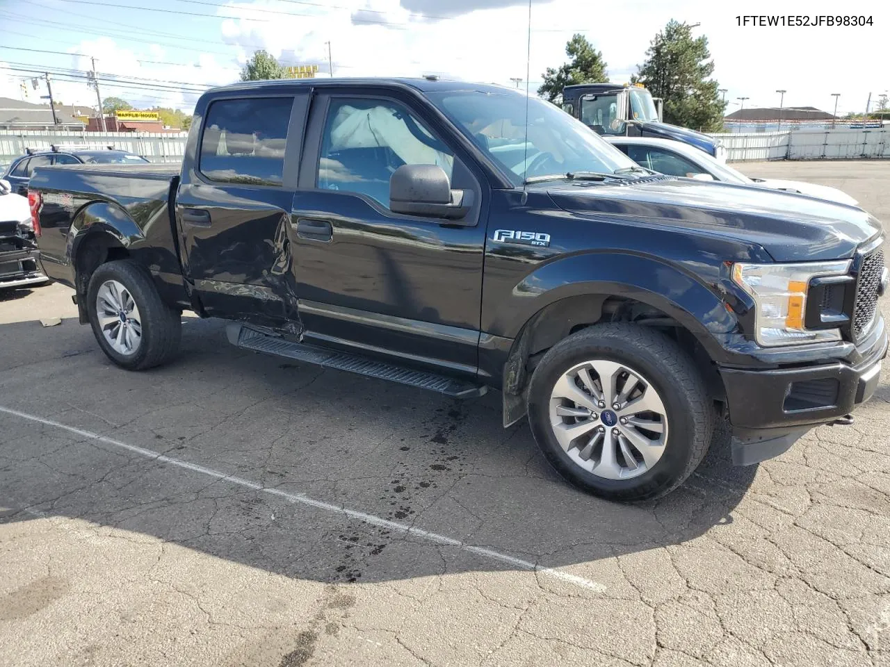 2018 Ford F150 Supercrew VIN: 1FTEW1E52JFB98304 Lot: 72153004