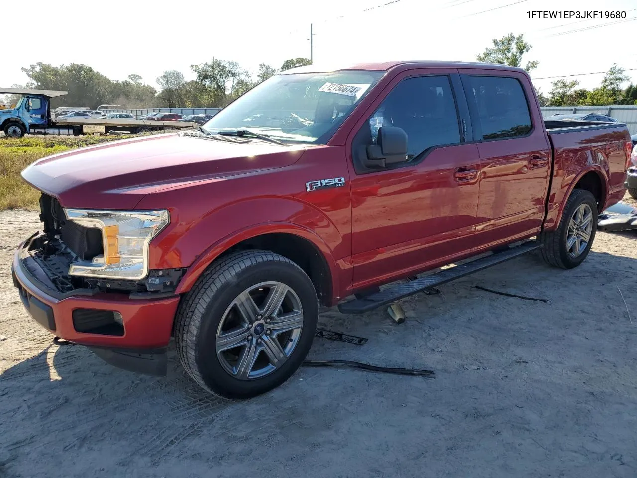 2018 Ford F150 Supercrew VIN: 1FTEW1EP3JKF19680 Lot: 72156674