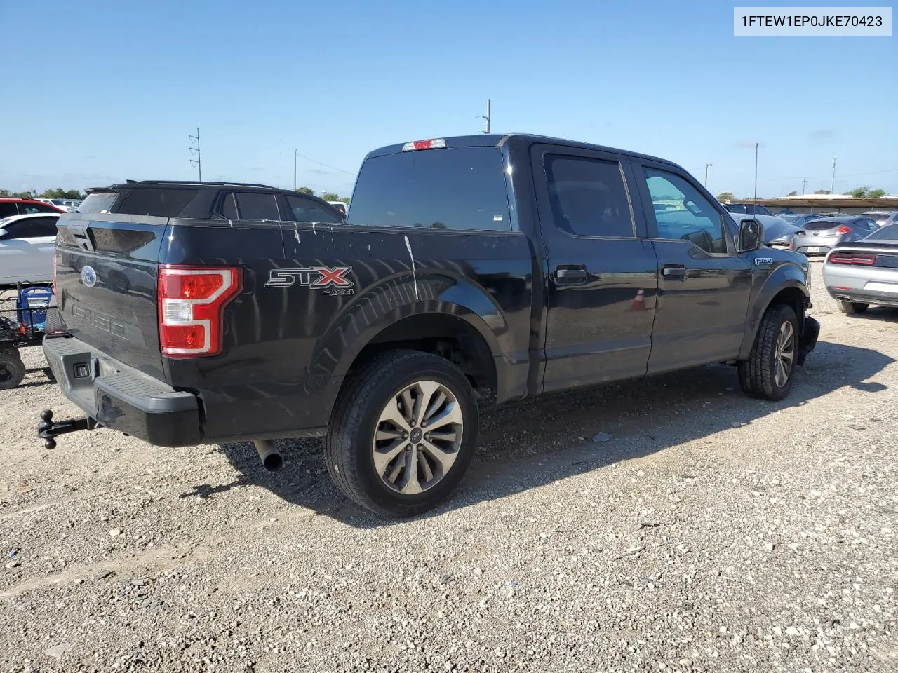 2018 Ford F150 Supercrew VIN: 1FTEW1EP0JKE70423 Lot: 72184244