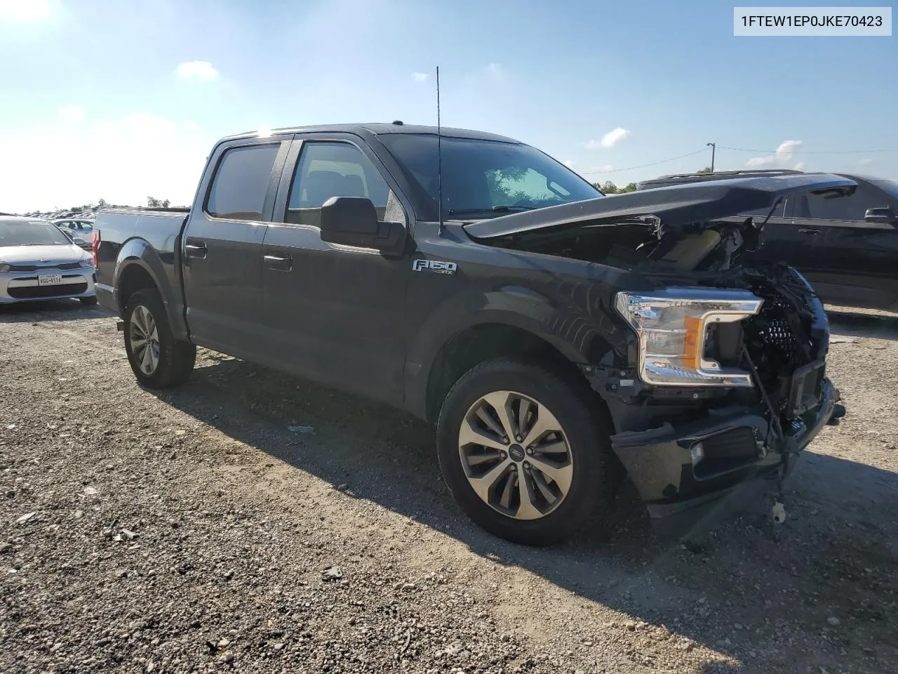 2018 Ford F150 Supercrew VIN: 1FTEW1EP0JKE70423 Lot: 72184244