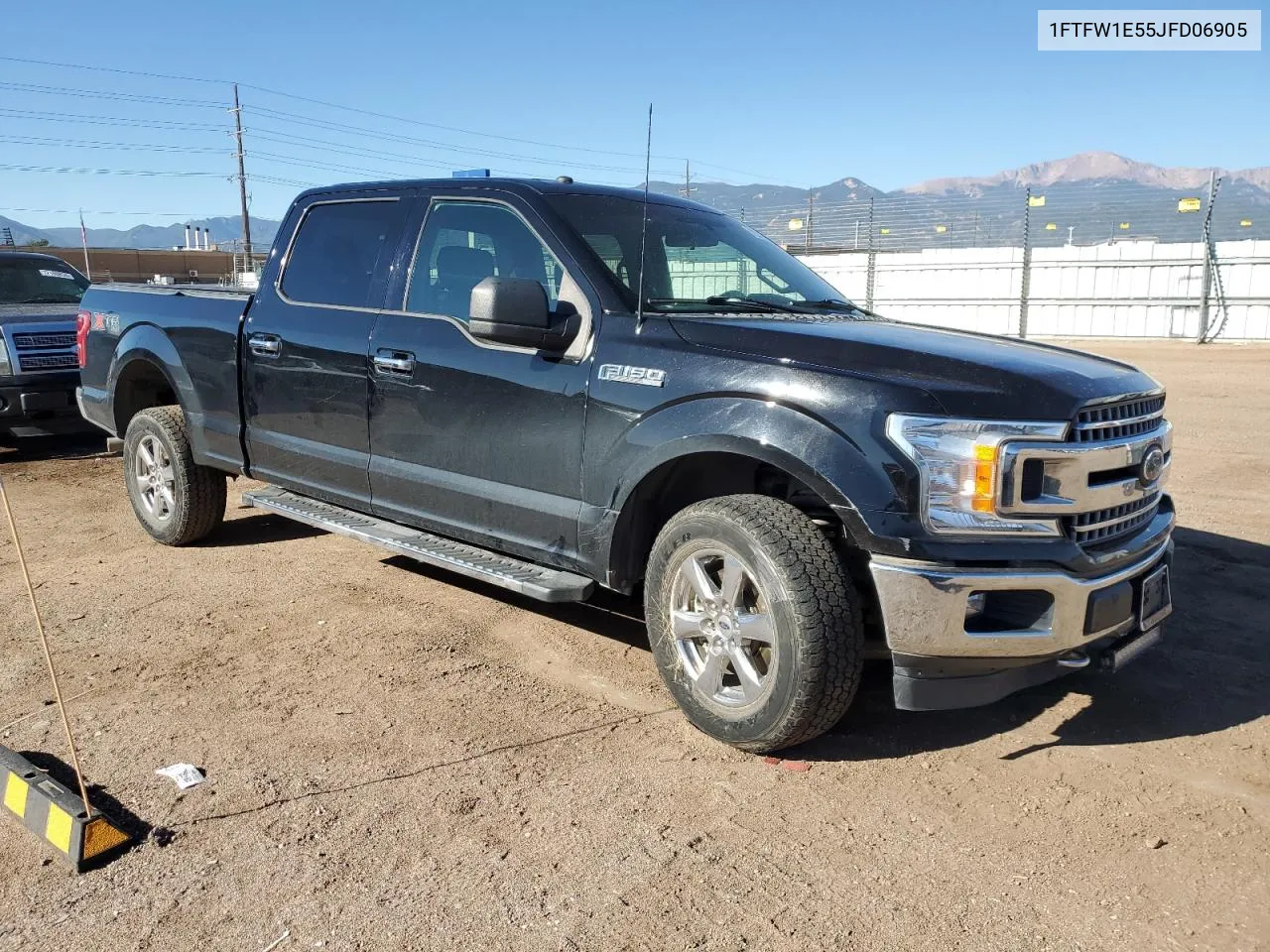 2018 Ford F150 Supercrew VIN: 1FTFW1E55JFD06905 Lot: 72218144