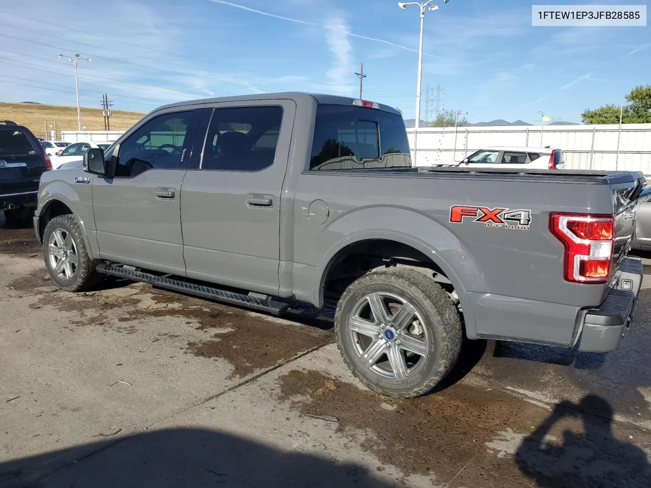 2018 Ford F150 Supercrew VIN: 1FTEW1EP3JFB28585 Lot: 72229604