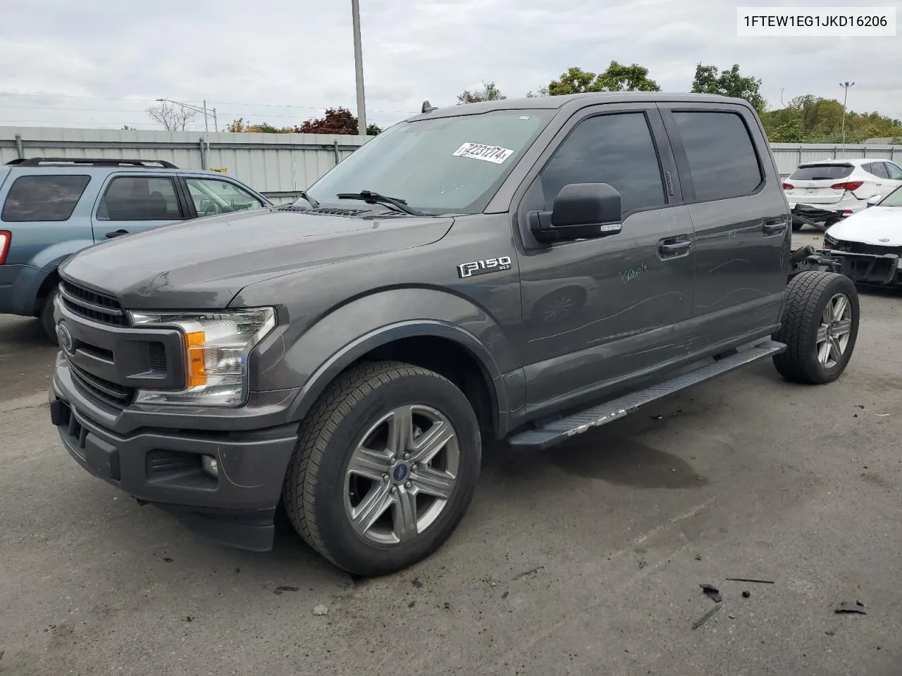 2018 Ford F150 Supercrew VIN: 1FTEW1EG1JKD16206 Lot: 72231274