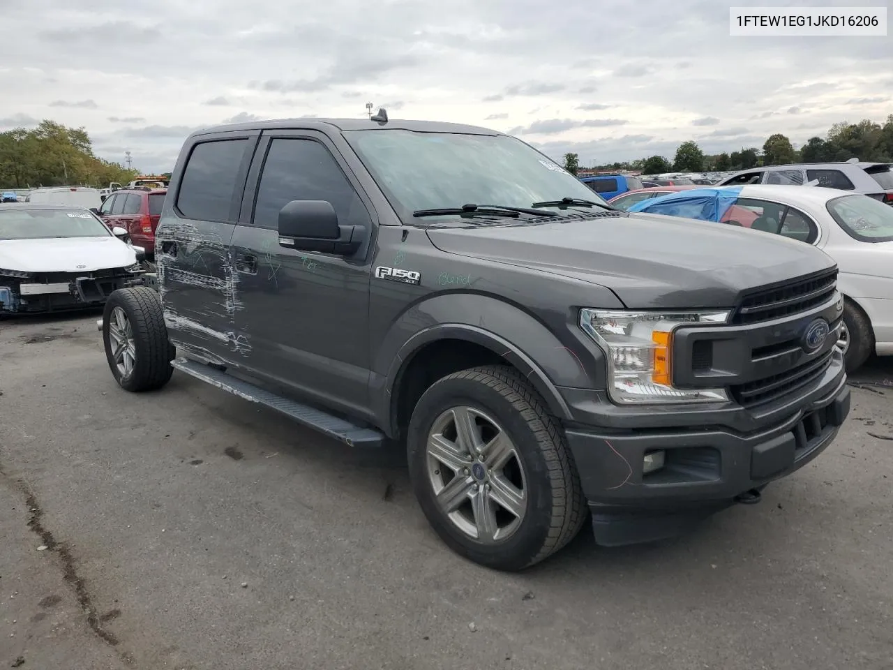 2018 Ford F150 Supercrew VIN: 1FTEW1EG1JKD16206 Lot: 72231274