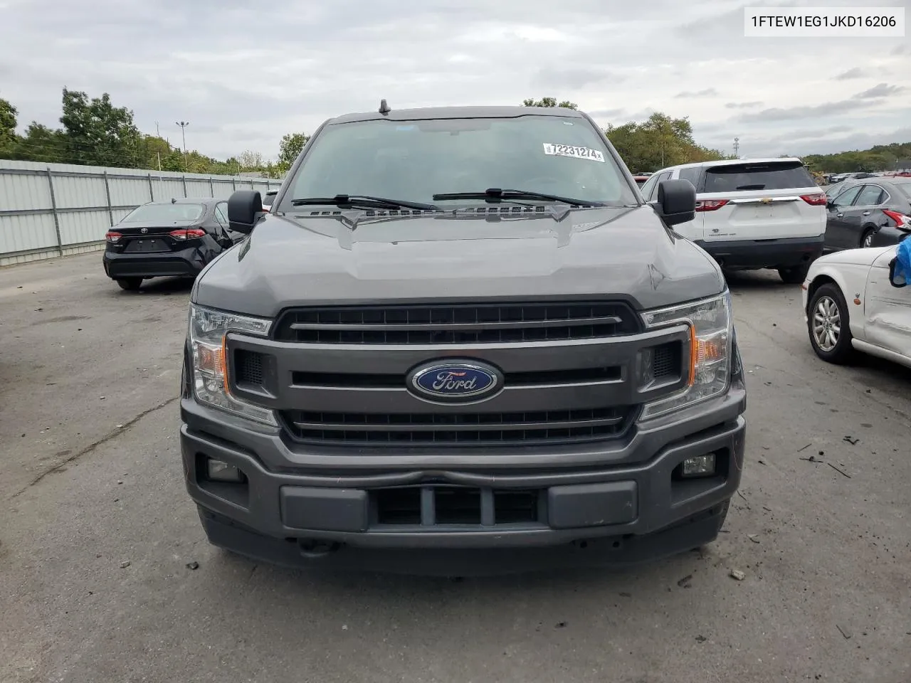 2018 Ford F150 Supercrew VIN: 1FTEW1EG1JKD16206 Lot: 72231274