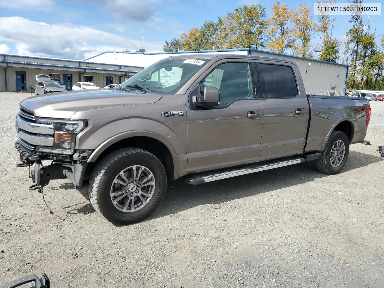 2018 Ford F150 Supercrew VIN: 1FTFW1E50JFD40203 Lot: 72264864