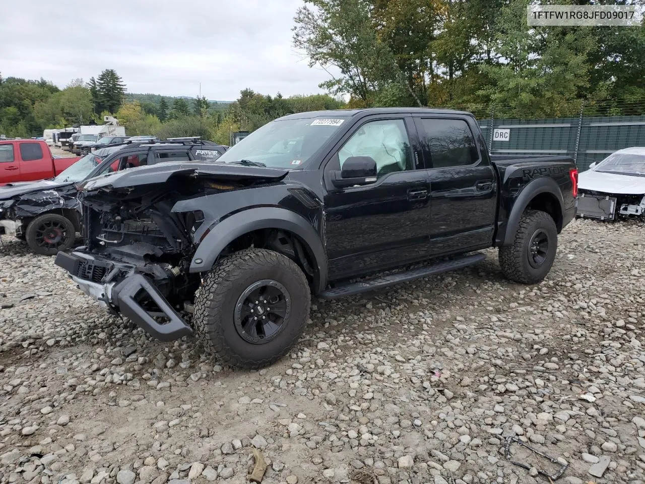 2018 Ford F150 Raptor VIN: 1FTFW1RG8JFD09017 Lot: 72277994