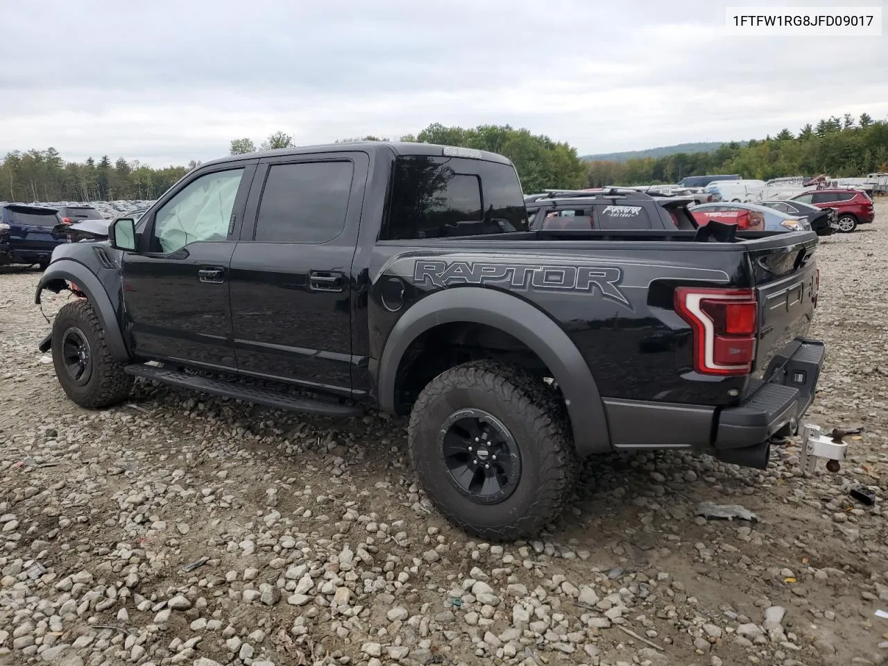 2018 Ford F150 Raptor VIN: 1FTFW1RG8JFD09017 Lot: 72277994