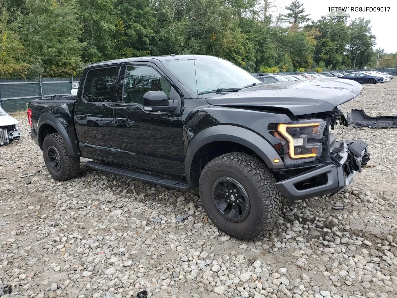 2018 Ford F150 Raptor VIN: 1FTFW1RG8JFD09017 Lot: 72277994